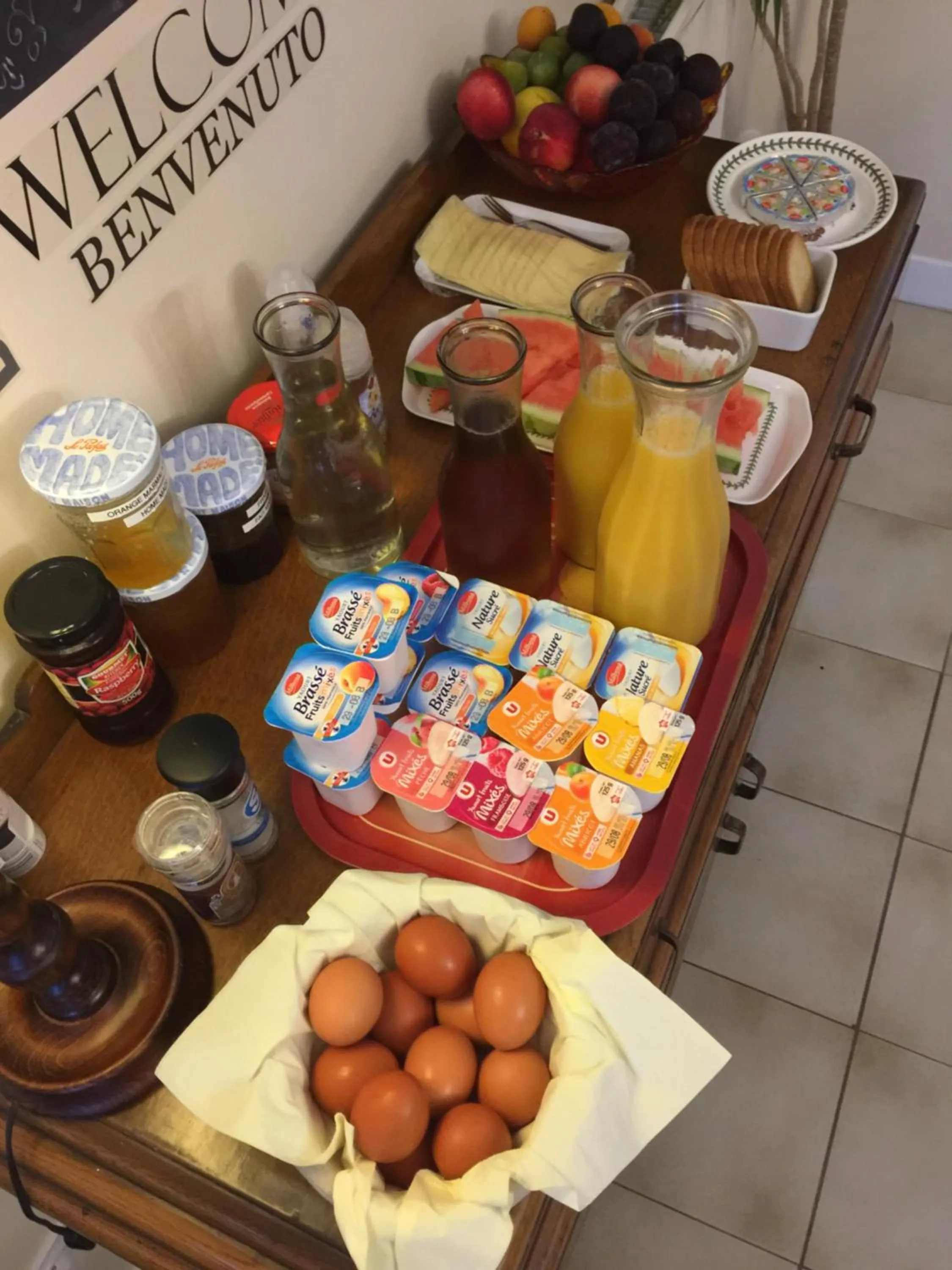 Food close-up in Au Bon Accueil