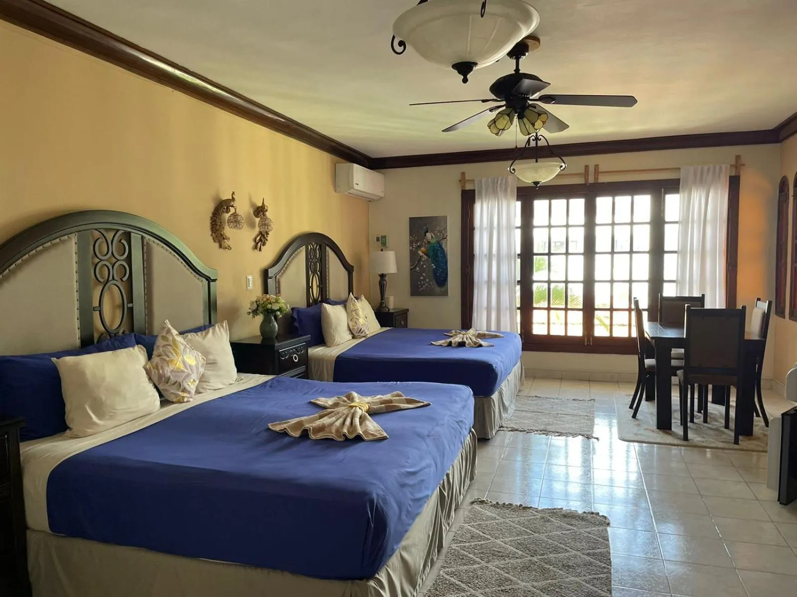 Bed in Hotel Boutique Villas Segovia Cozumel