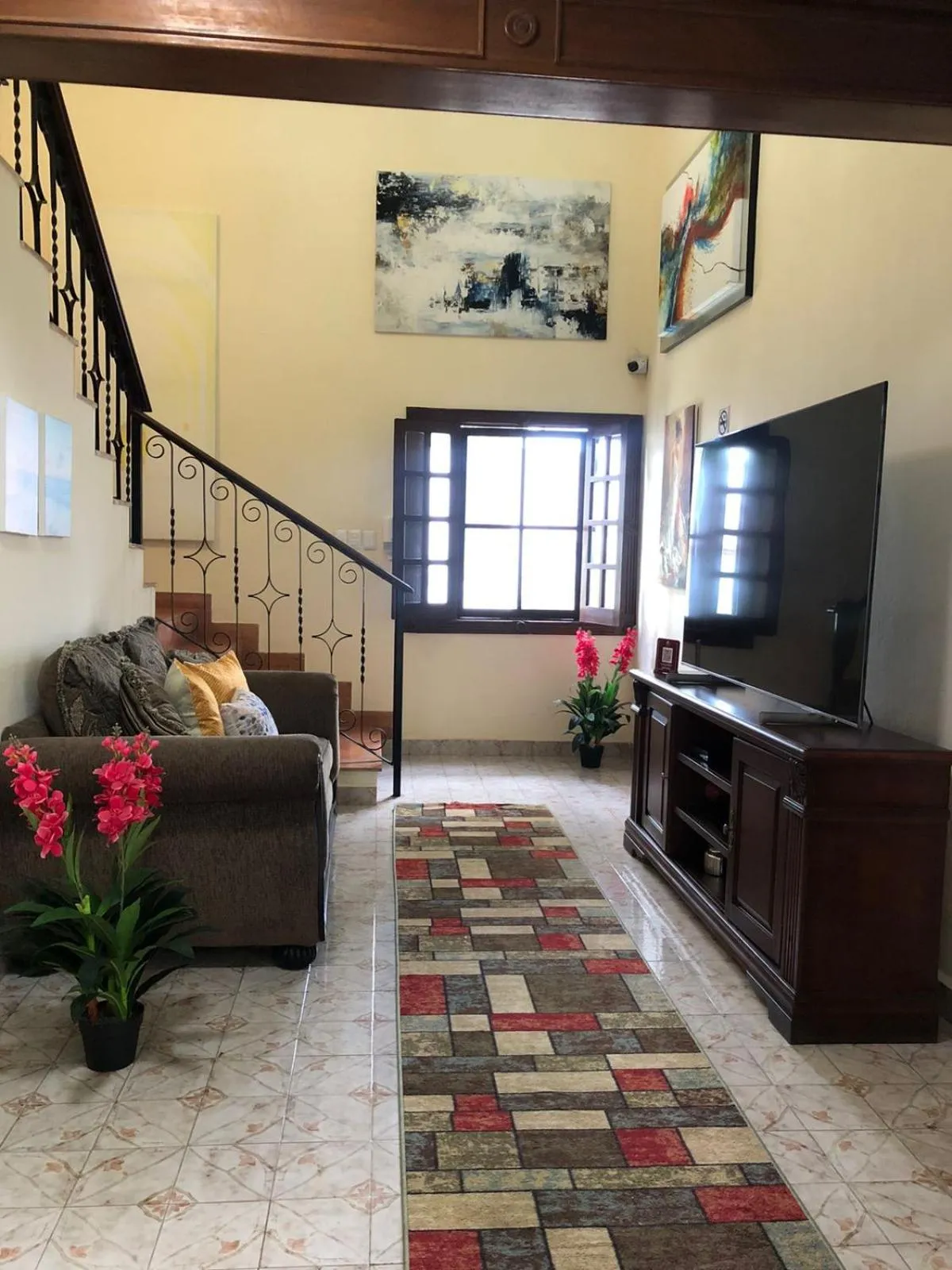 Communal lounge/ TV room in Hotel Boutique Villas Segovia Cozumel