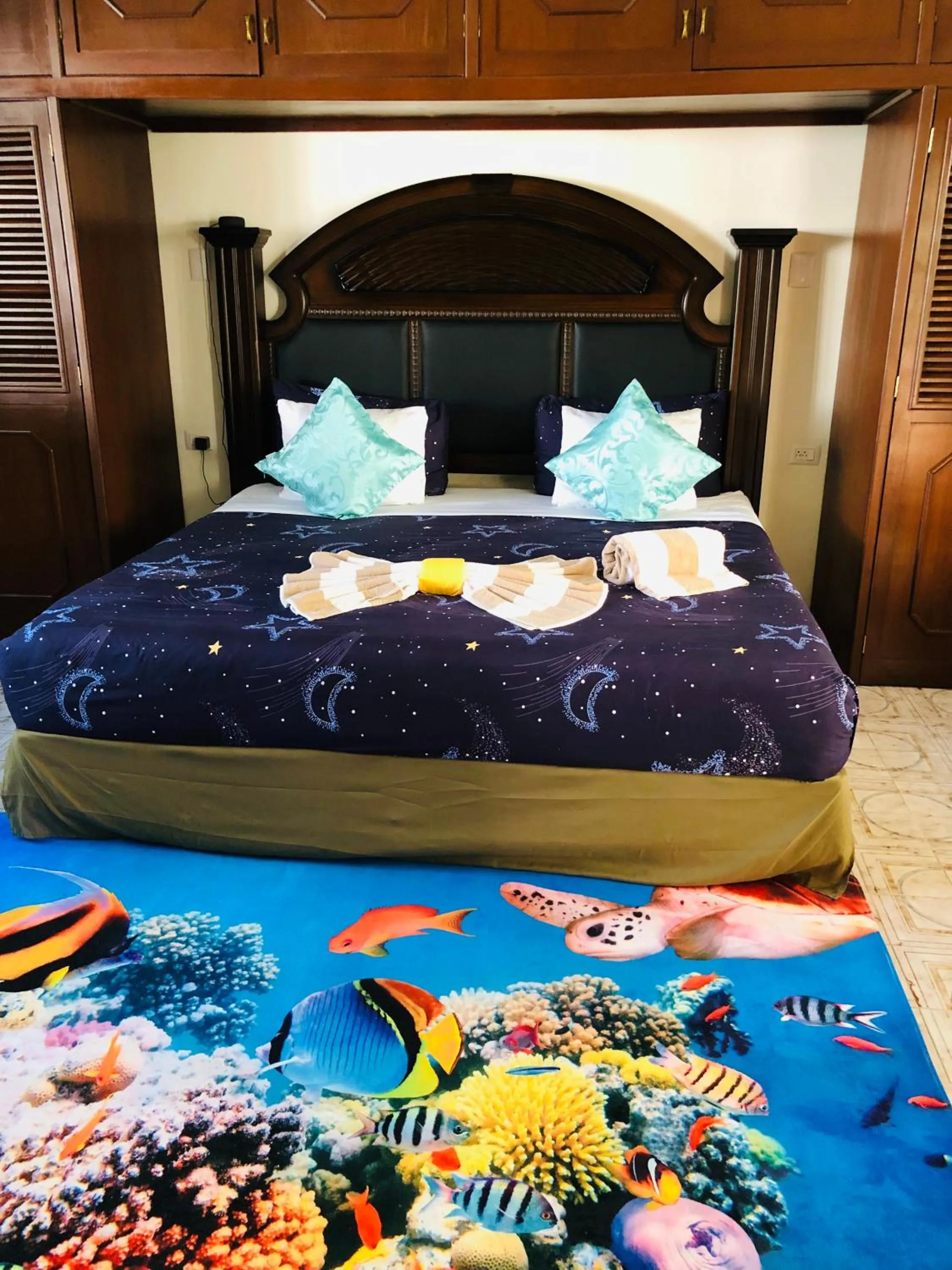 Bed in Hotel Boutique Villas Segovia Cozumel