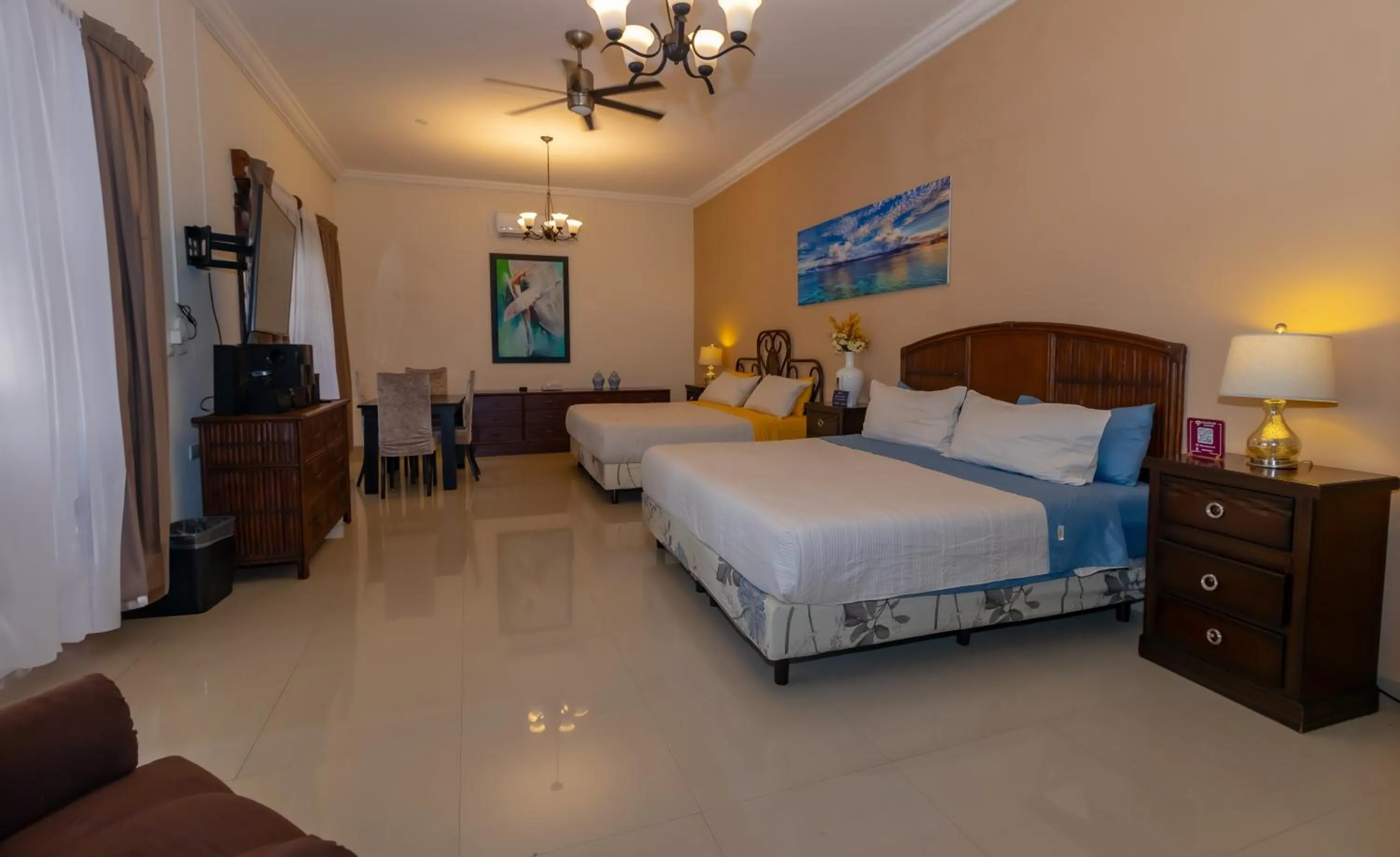 Bed in Hotel Boutique Villas Segovia Cozumel