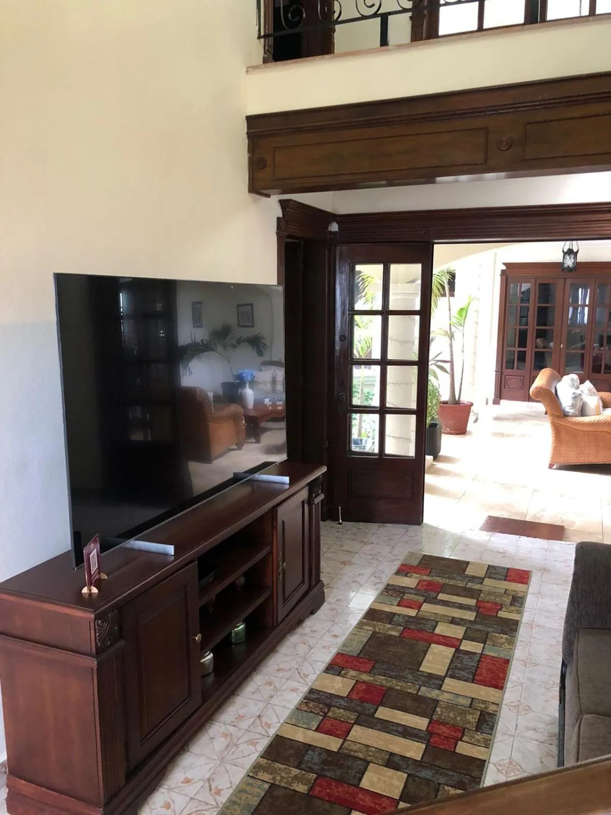 Communal lounge/ TV room, Bed in Hotel Boutique Villas Segovia Cozumel
