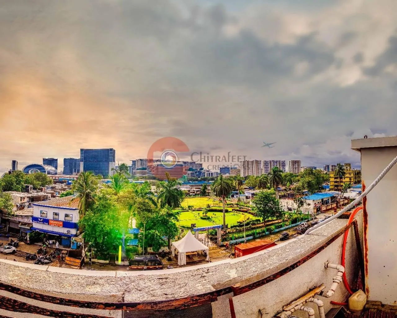 City view in La Hotel Metro near BKC