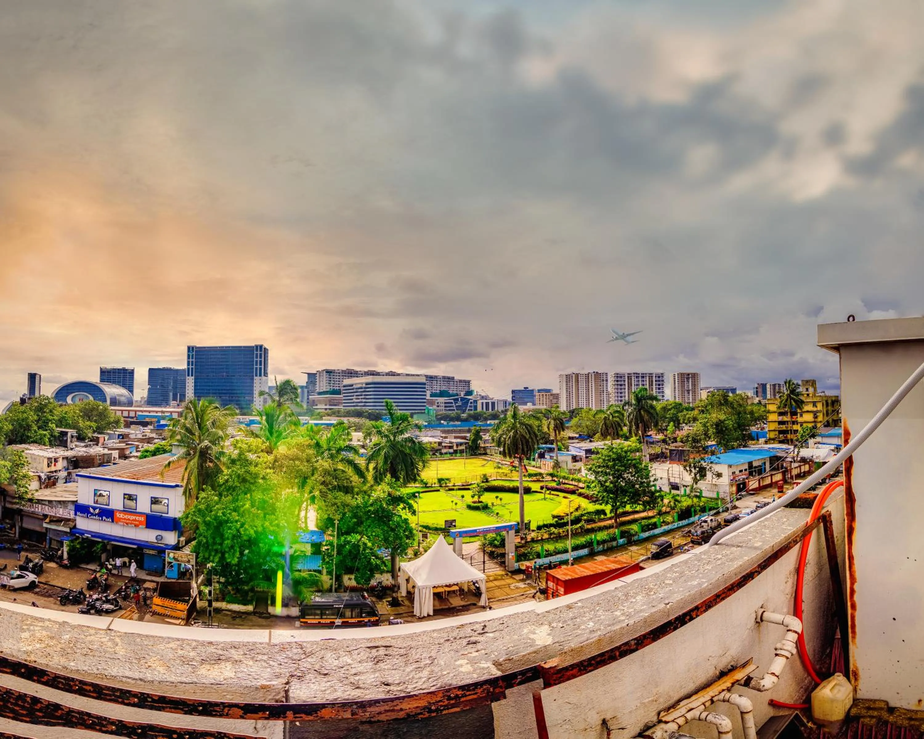 City view in La Hotel Metro near BKC