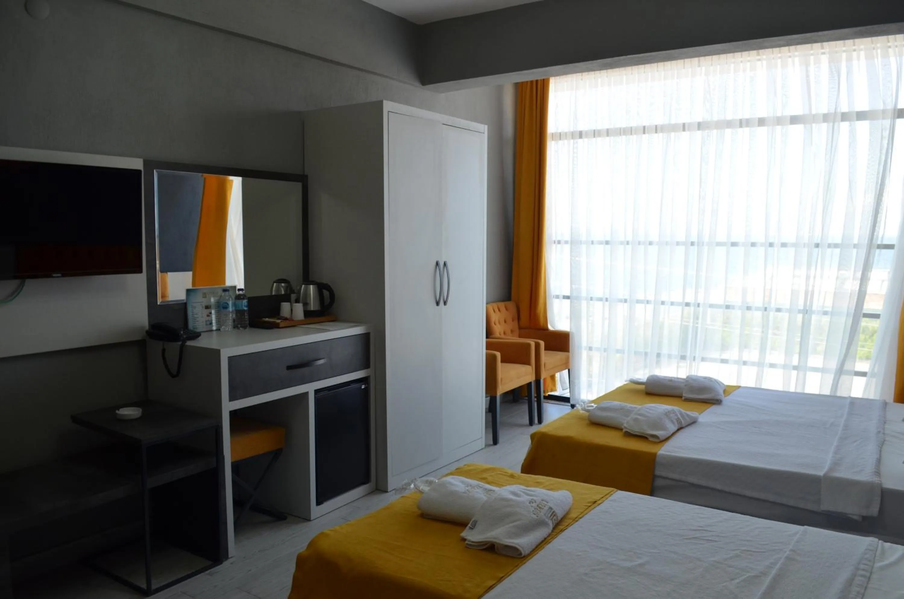 Bed in LİZBON HOTEL