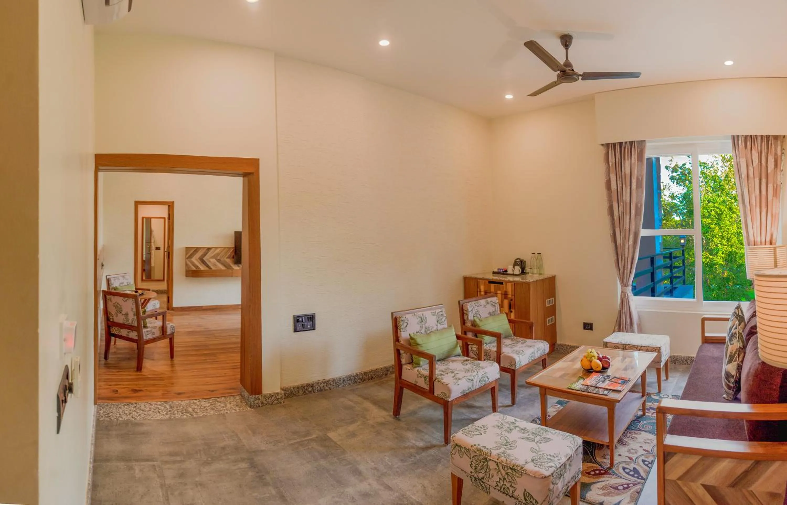 Living room in The Golden Tusk By Ivory Destinations