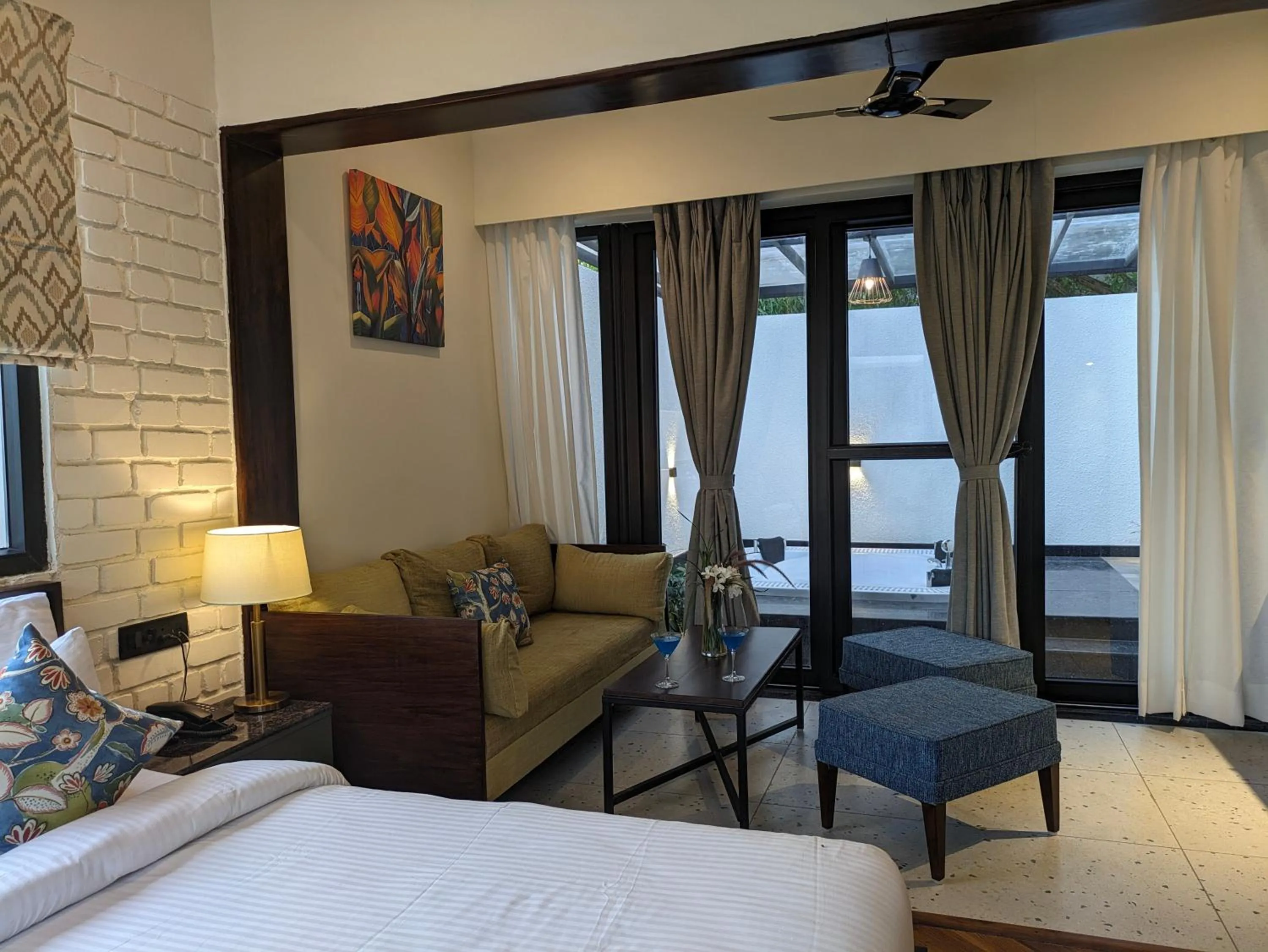 Living room, Bed in The Golden Tusk By Ivory Destinations