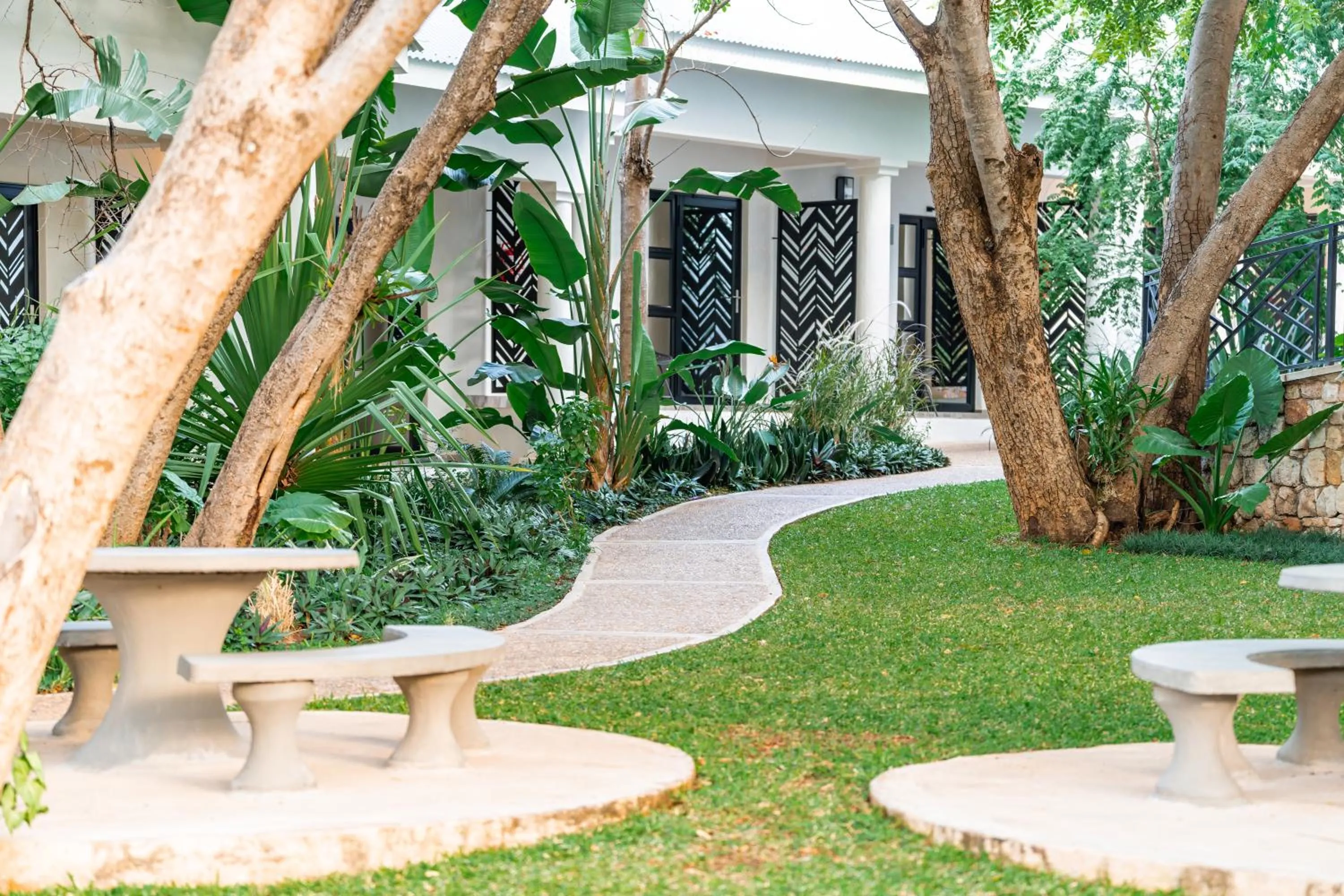 Garden in Nkosi Guest Lodge