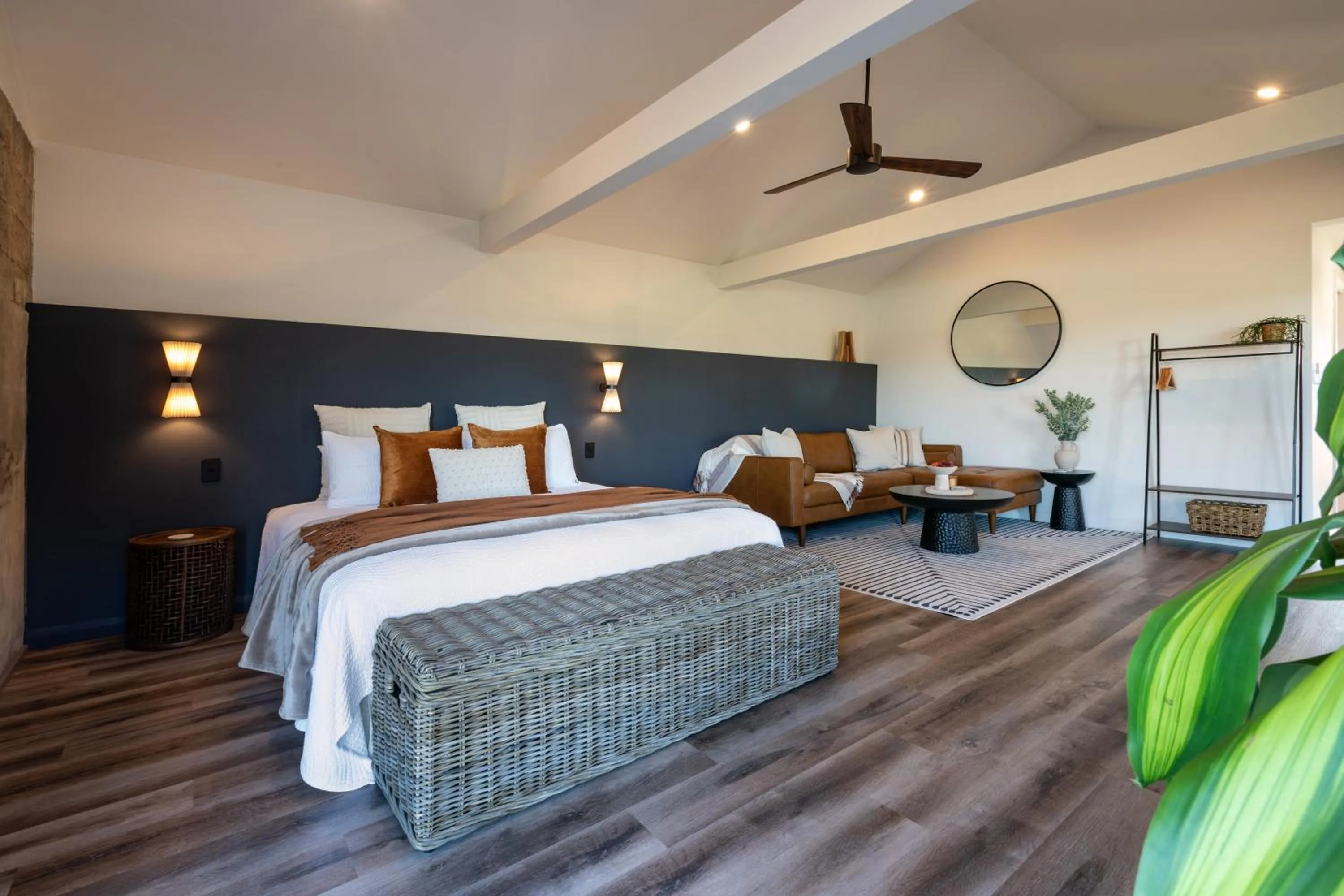 Bed in Pokolbin Farm Stay