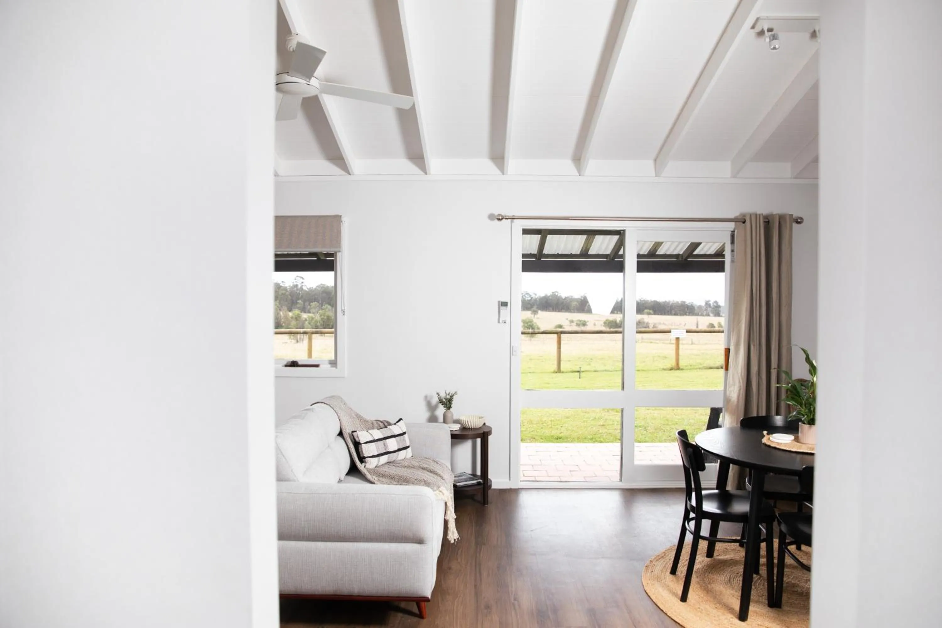 Living room in Pokolbin Farm Stay