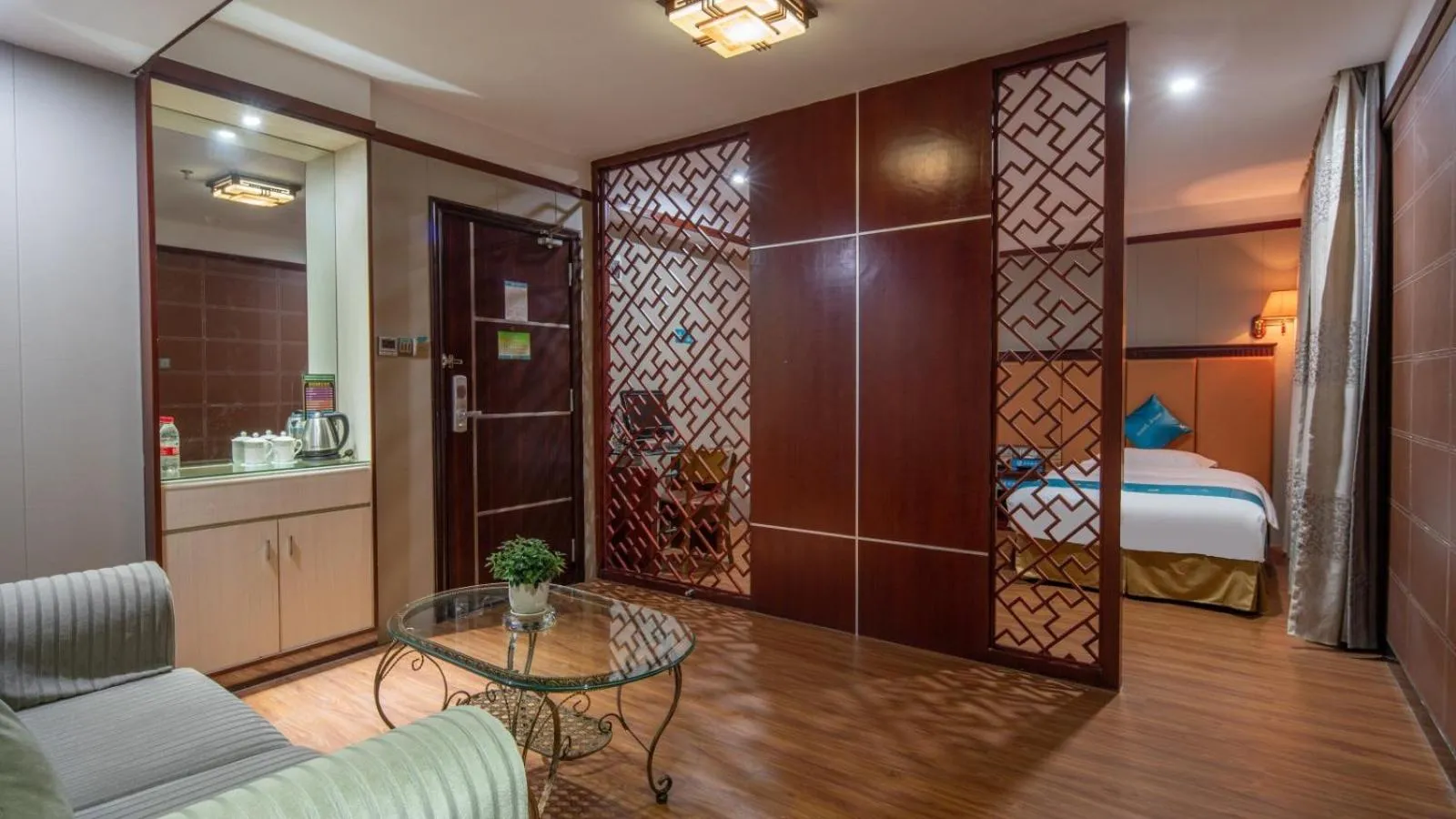 Bed in Suoxing Hotel Yijing Yangchun Donghu West Road