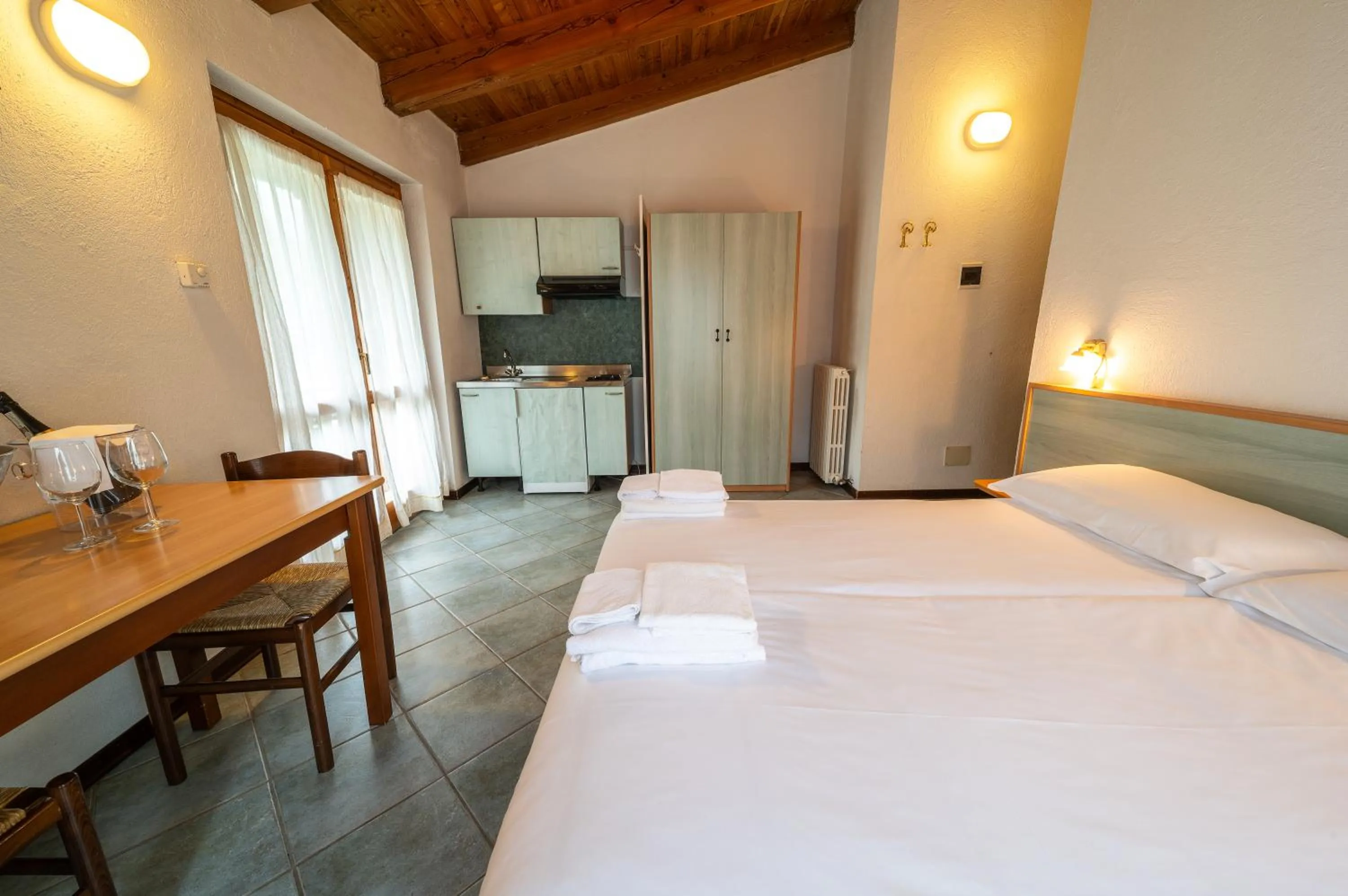 Bedroom, Bed in Residence Nube D'Argento