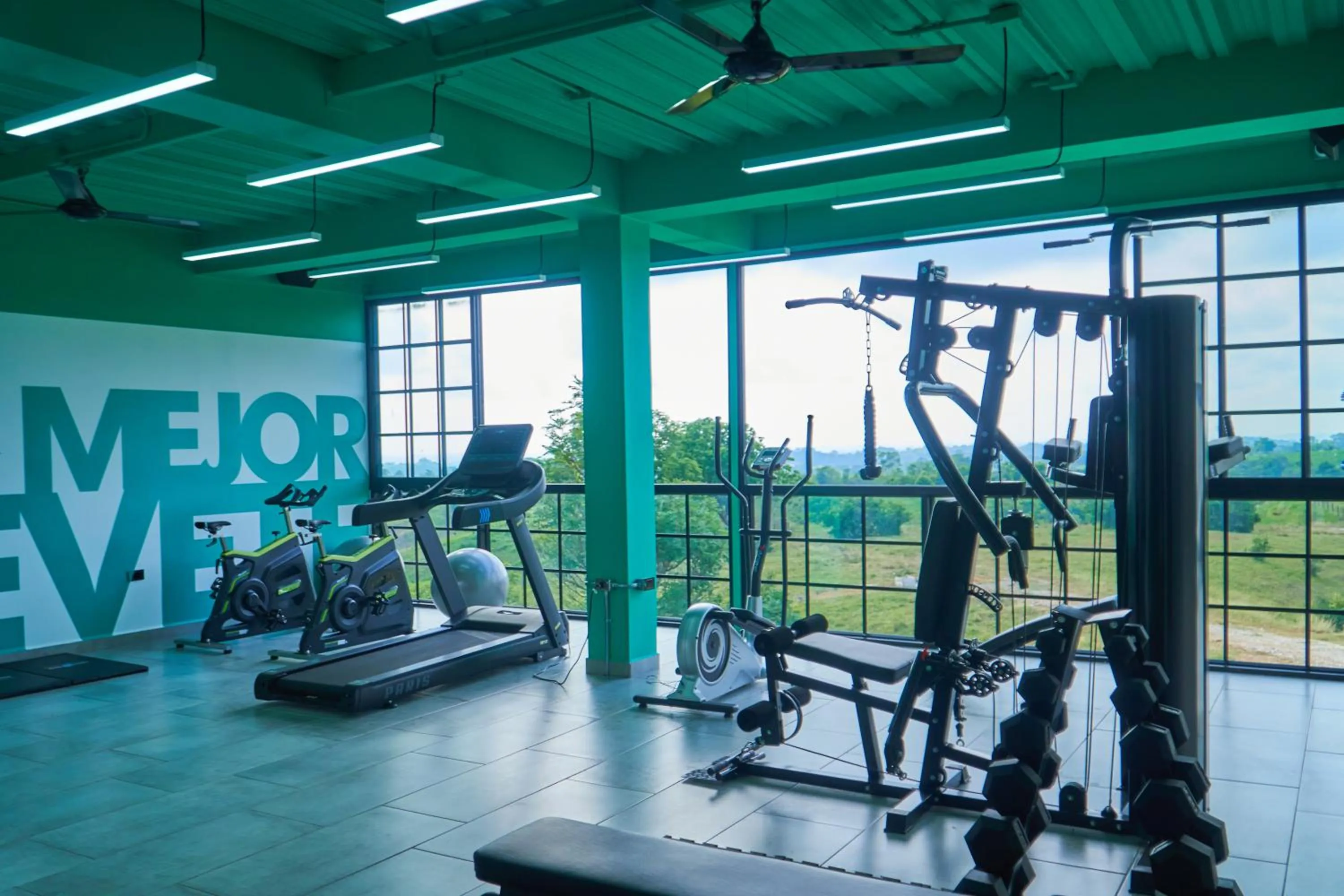 Fitness centre/facilities in Hotel Arbóreo Doradal
