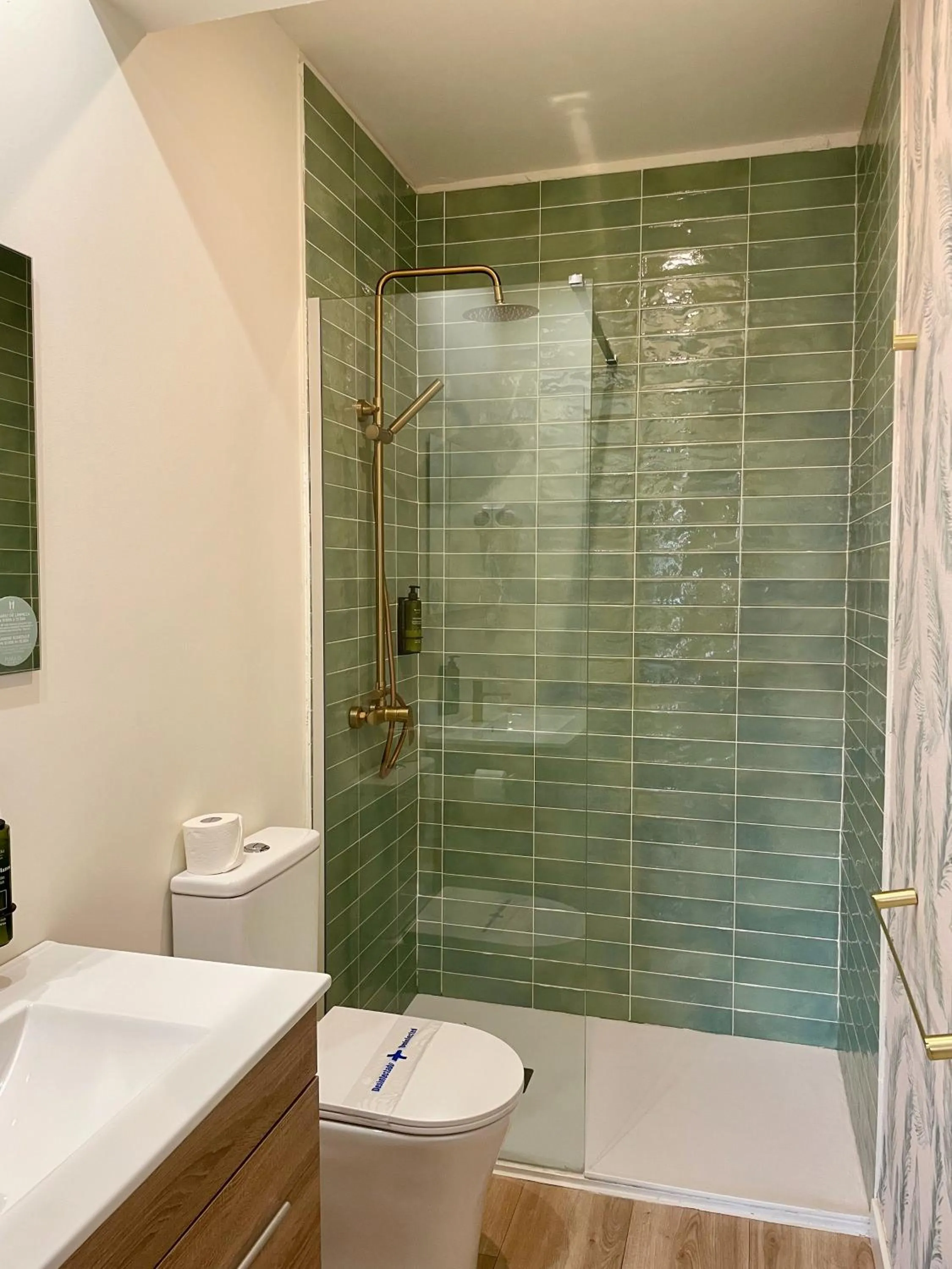 Shower in Hotel La Mota by Punta25 Hotels Group