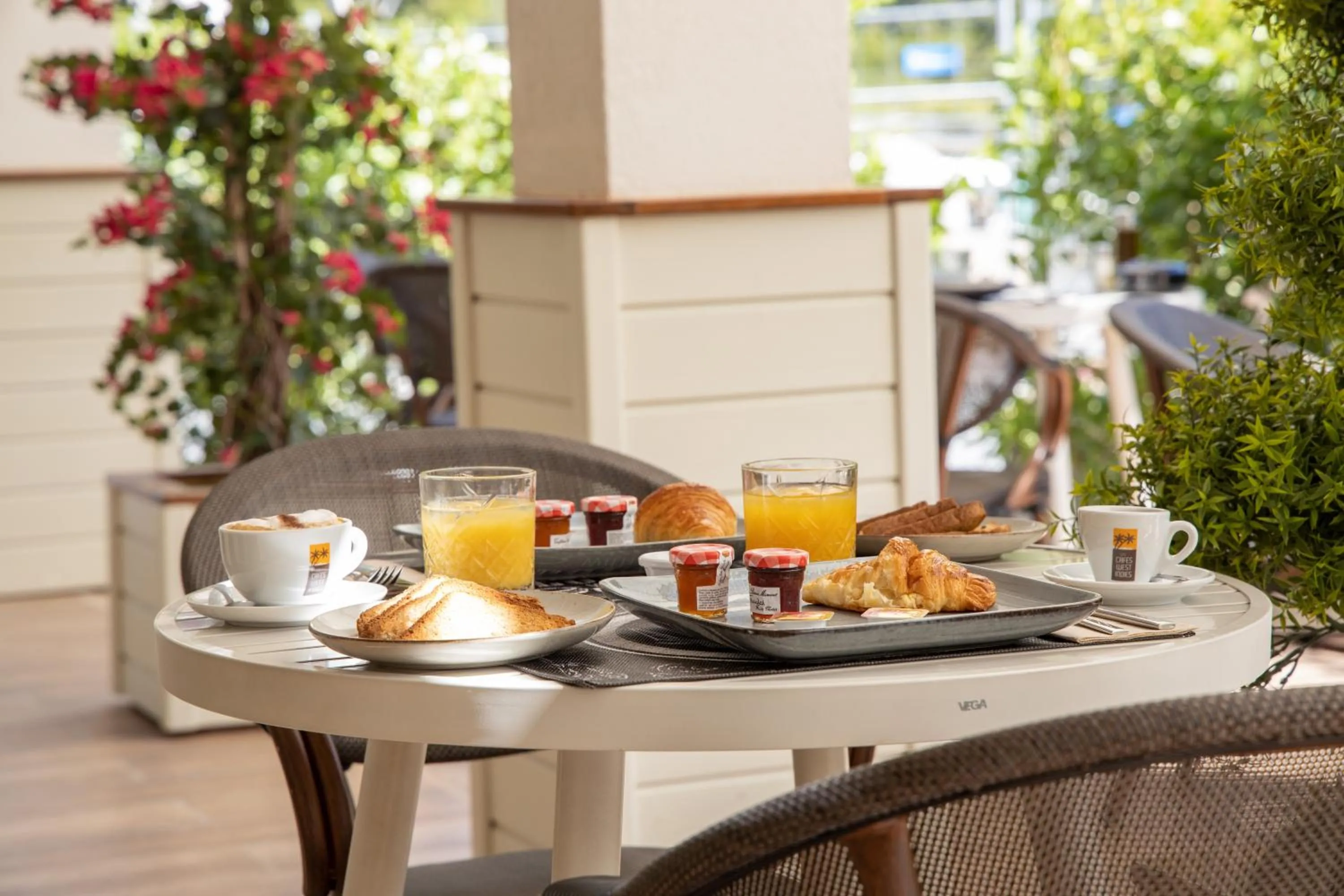 Breakfast in Blue Sail Hotel