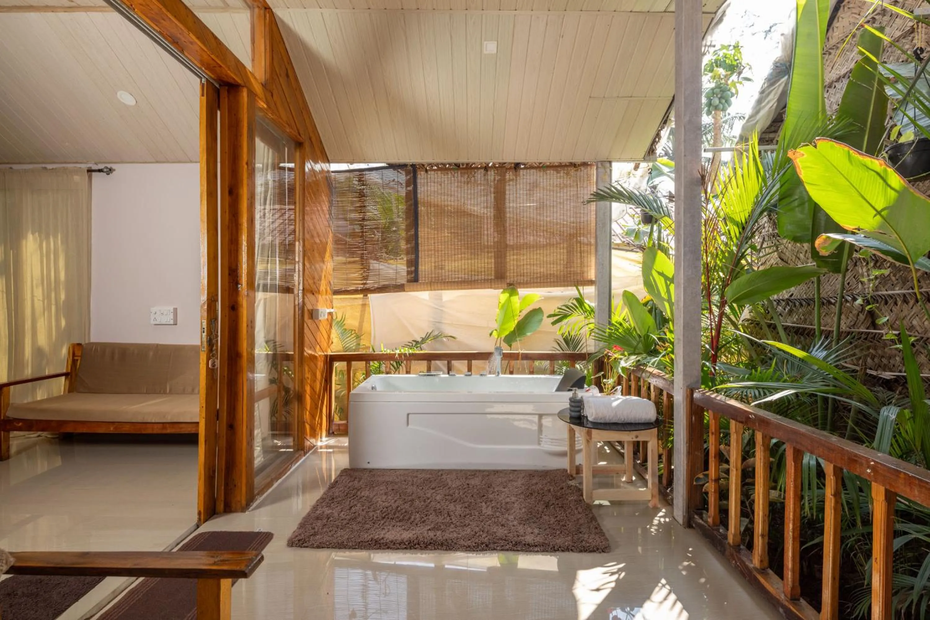 Balcony/Terrace in DucknChill-Agonda