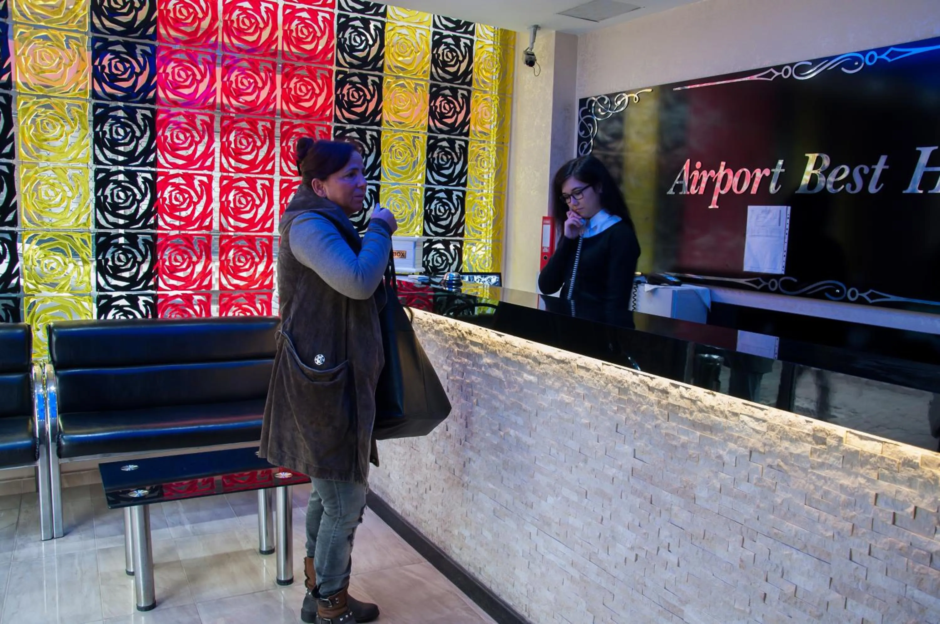 People in Airport Best Hotel