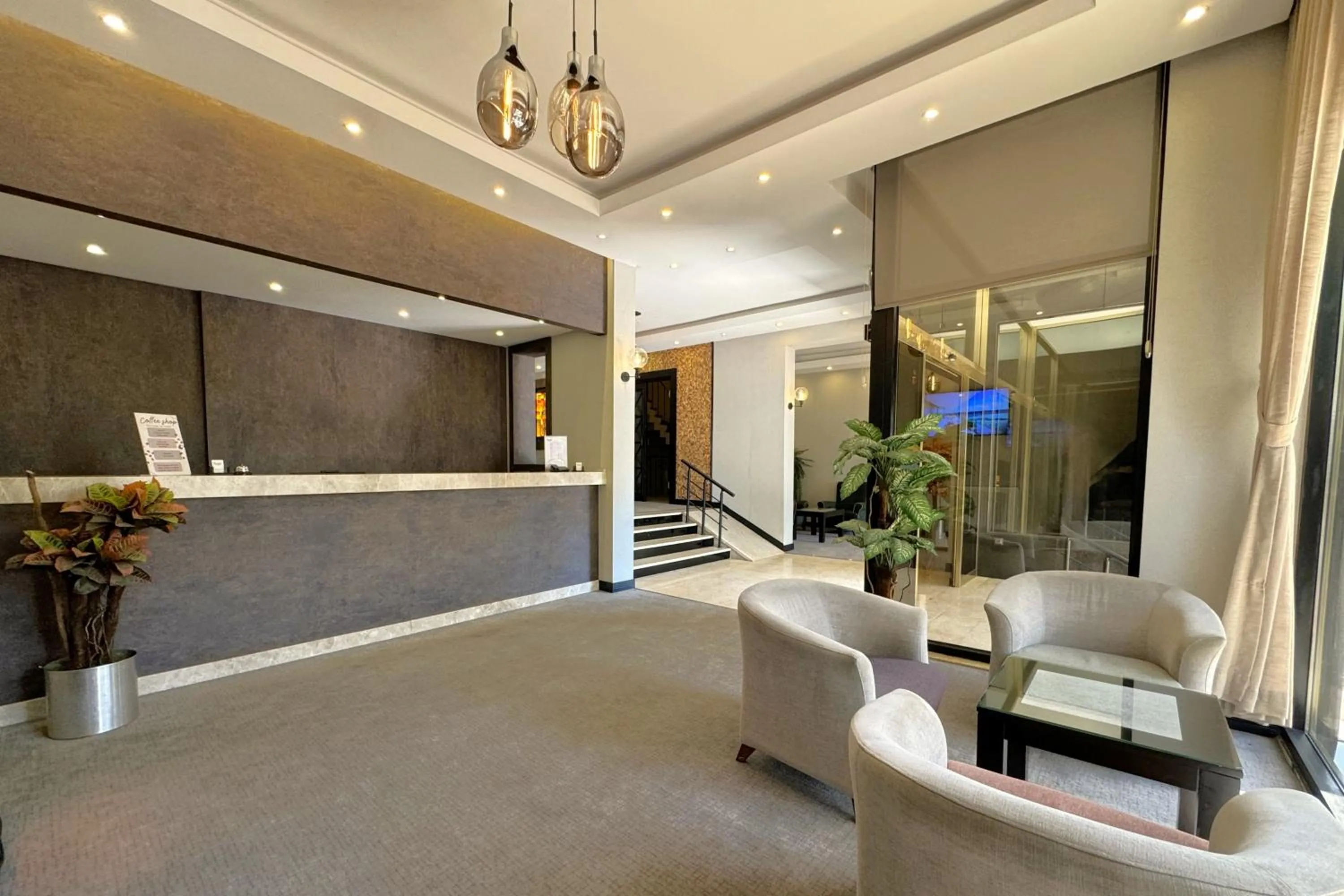Lobby or reception in Tekirdağ Yat Hotel