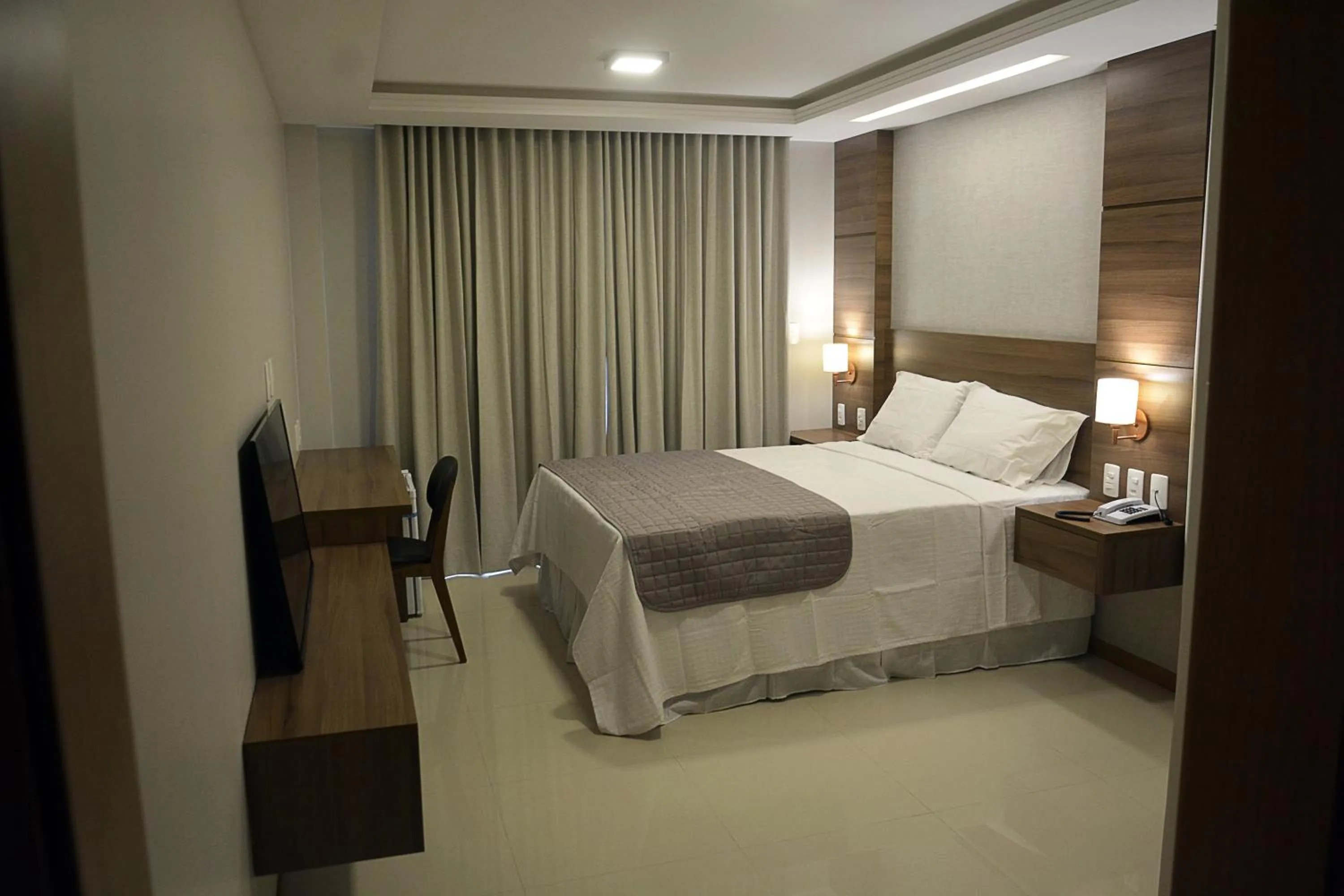 Bed in Pituba Praiamar Hotel