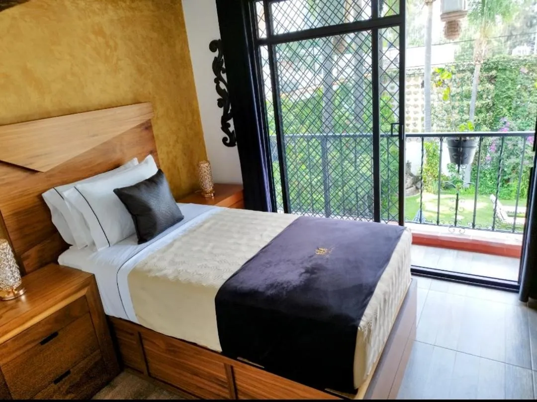 Bed in Hotel Boutique La Mansión Guadalajara