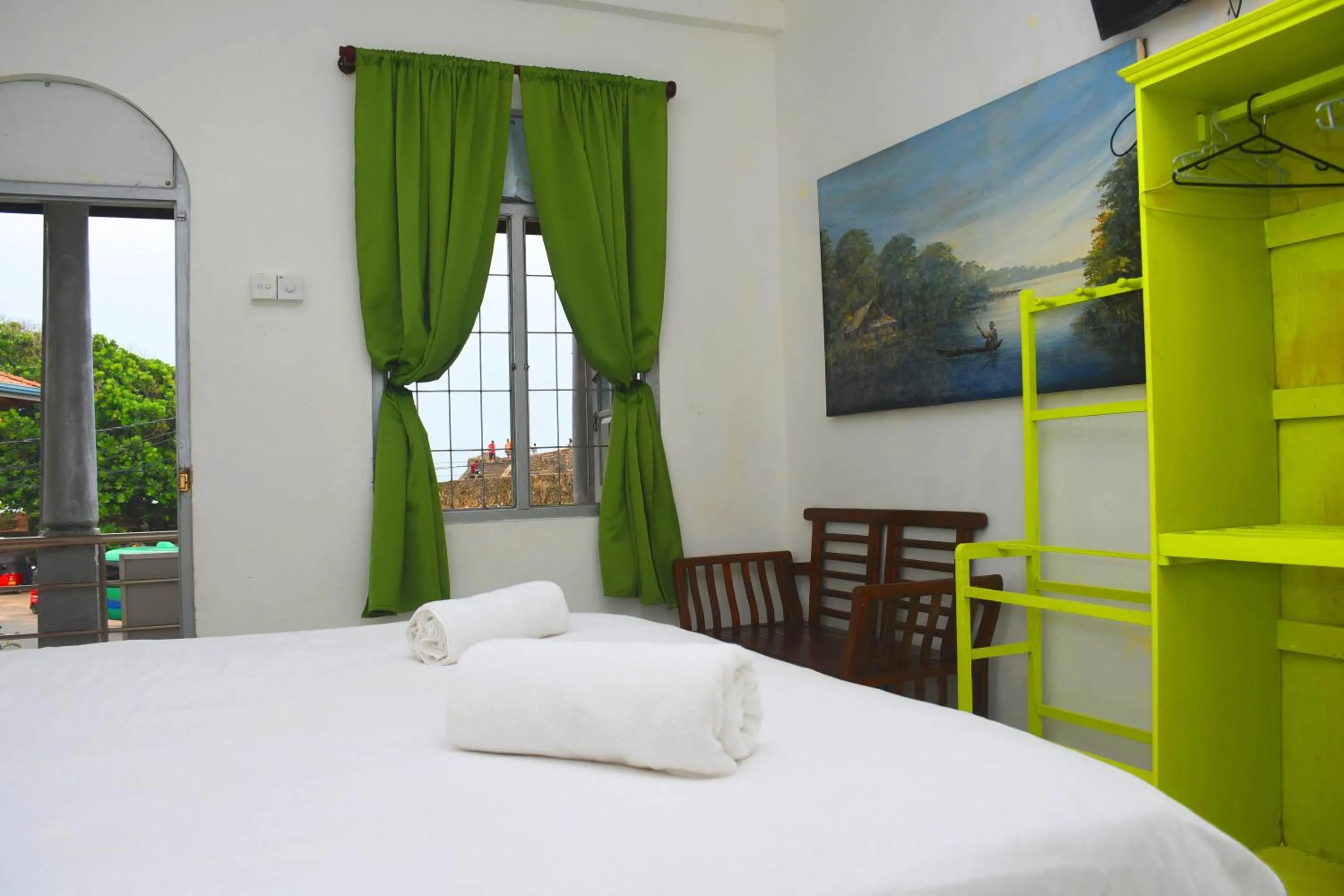 Bed in Rampart View Guesthouse