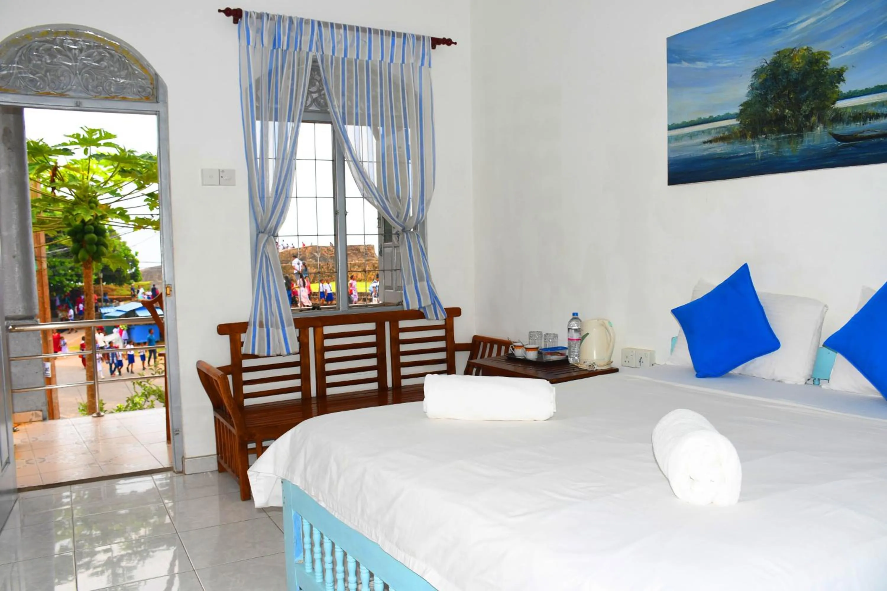 Bed in Rampart View Guesthouse