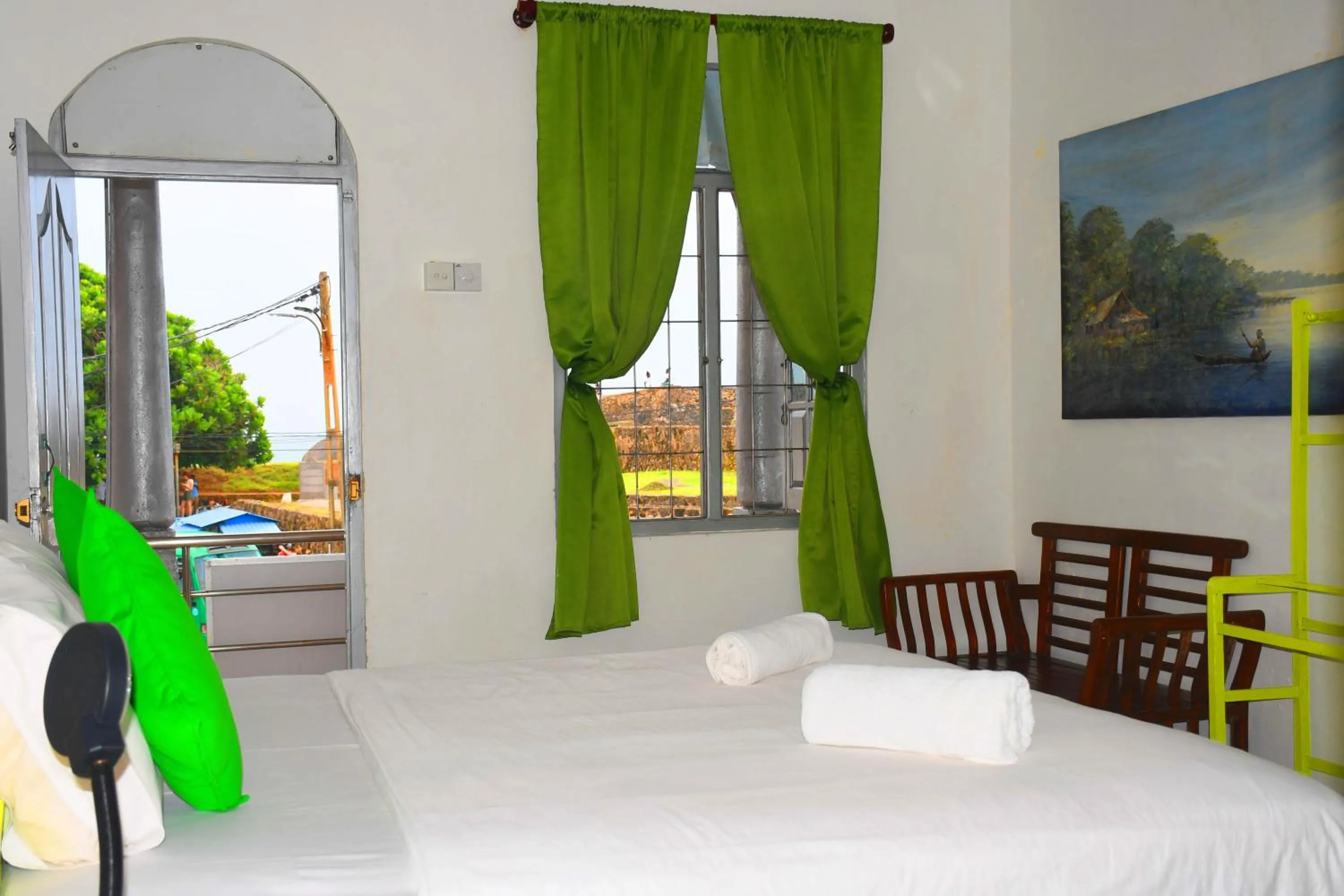 Bed in Rampart View Guesthouse