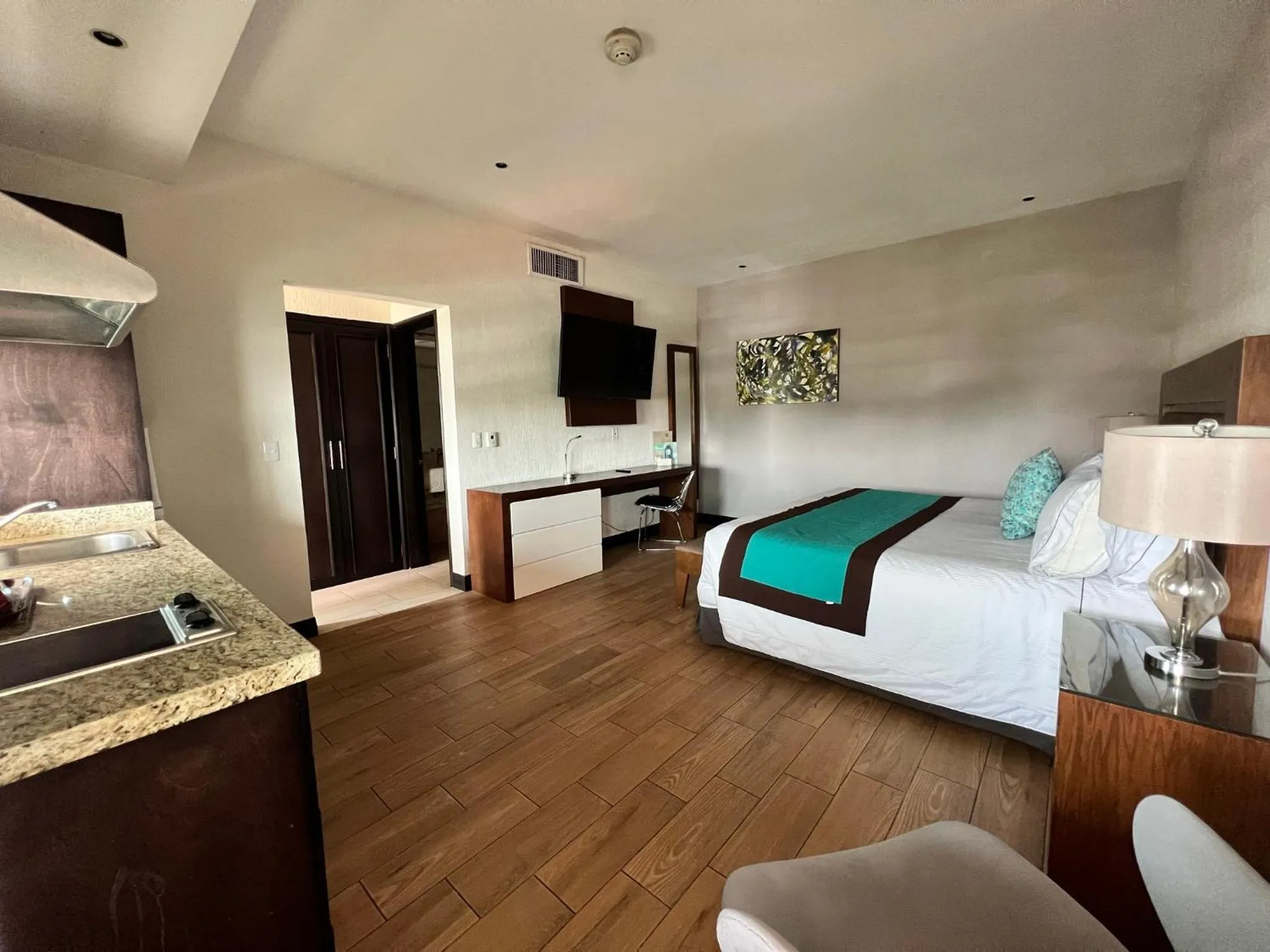 Bed in Áurea Hotel and Suites