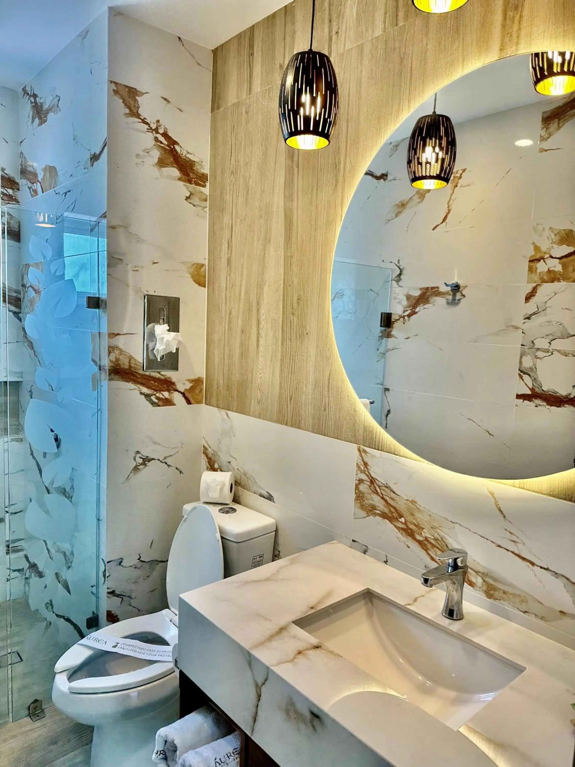 Bathroom in Áurea Hotel and Suites