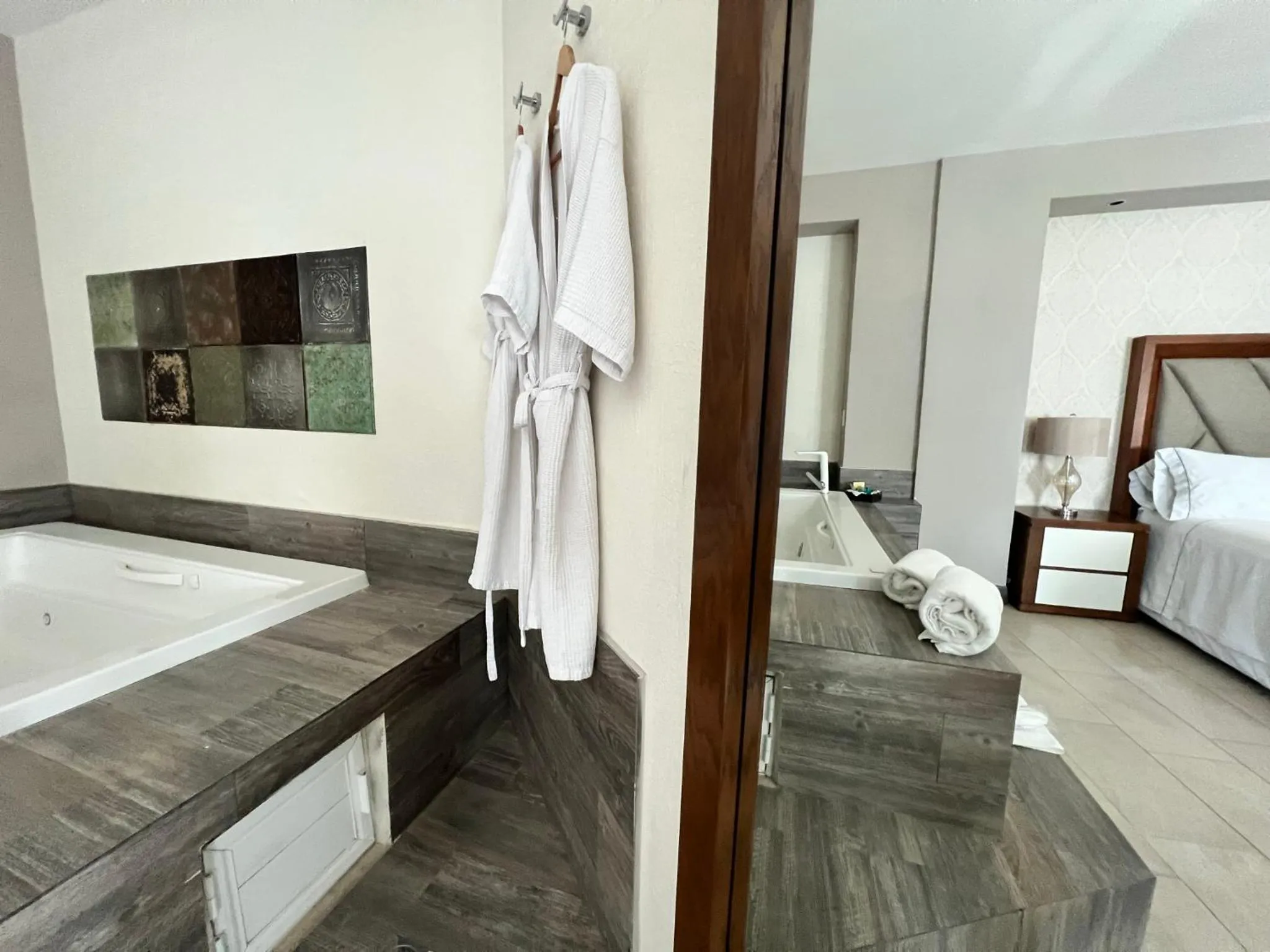 Bed in Áurea Hotel and Suites