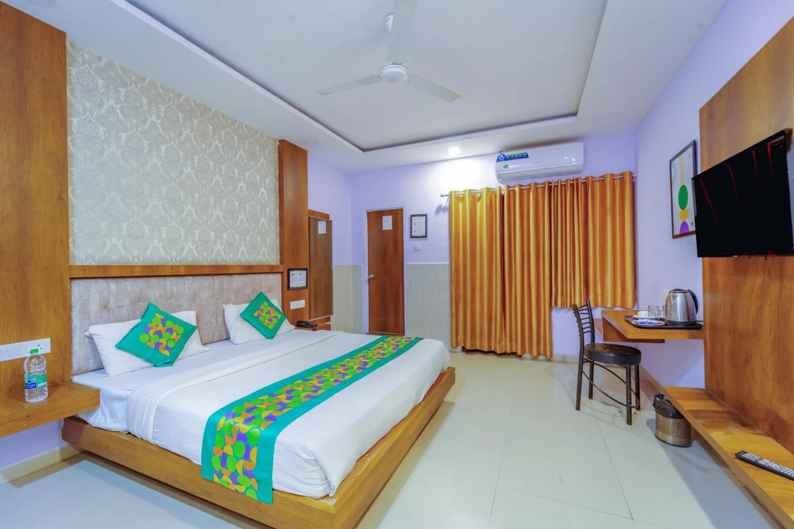 Bed in Treebo Royal Empire Indore