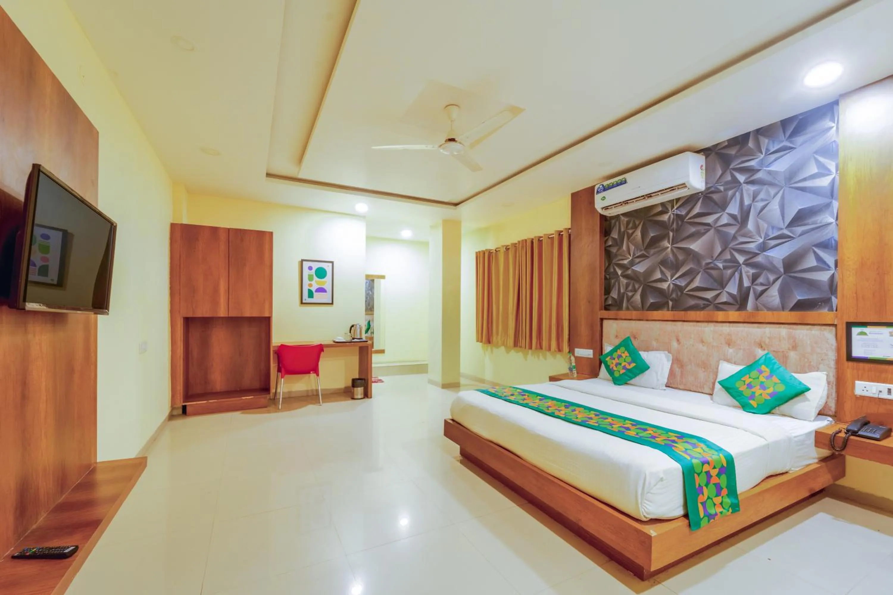 Bed in Treebo Royal Empire Indore