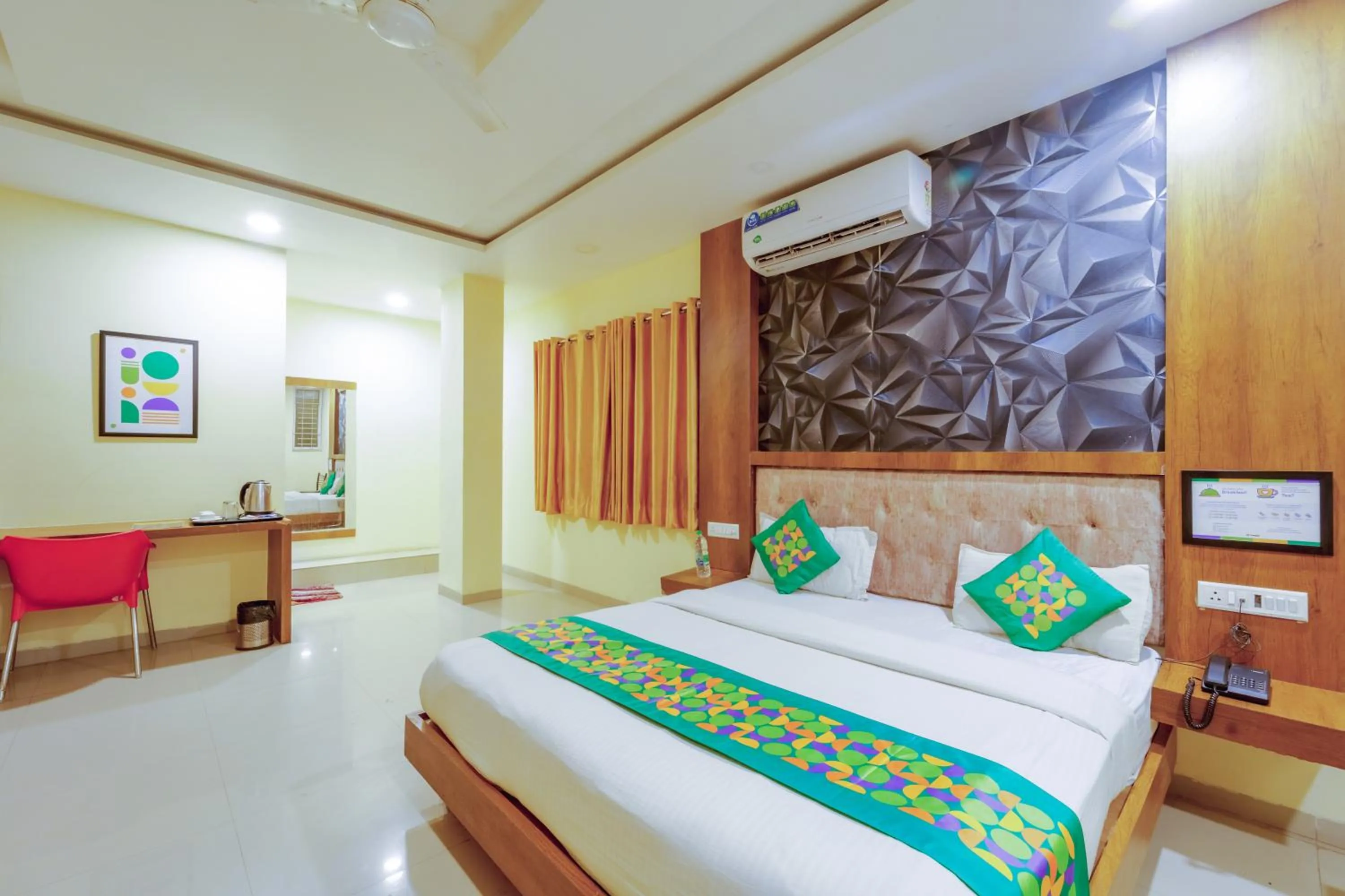 Bed in Treebo Royal Empire Indore