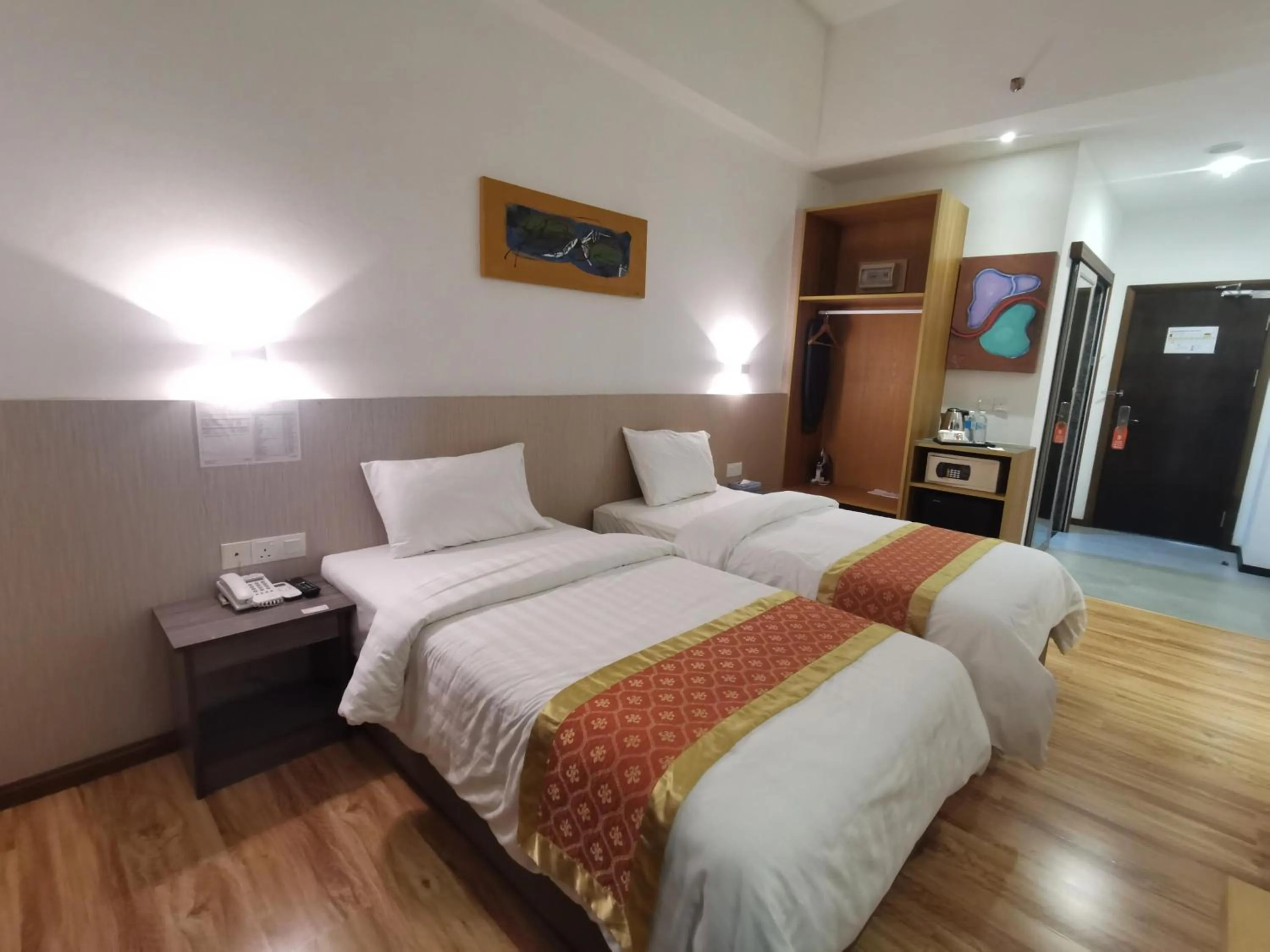 Bed in Sentral View Hotel Bintulu