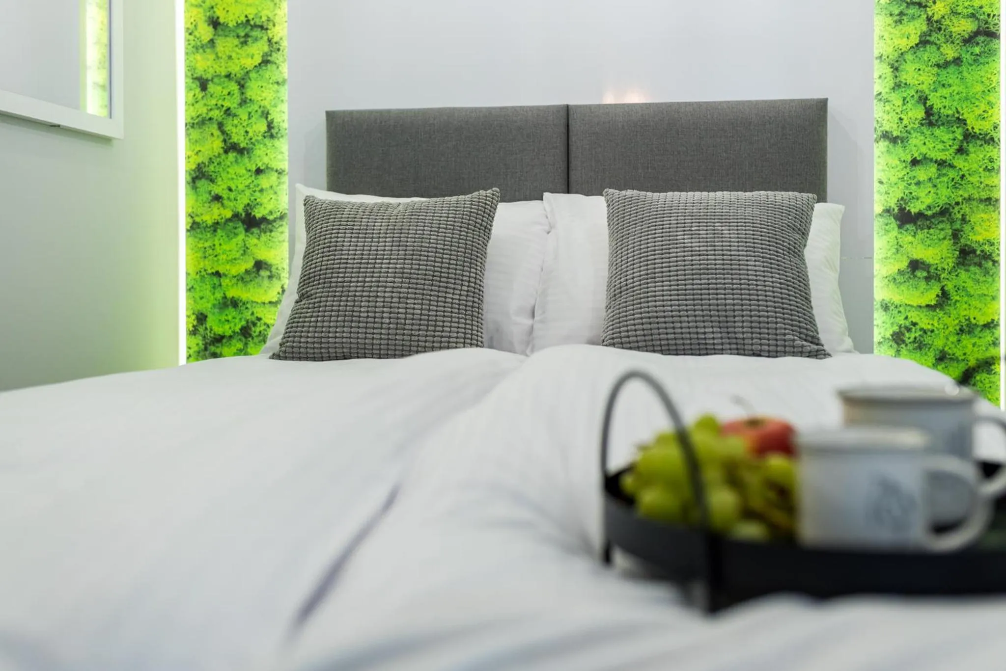 Bed in Q18 ApartHotel