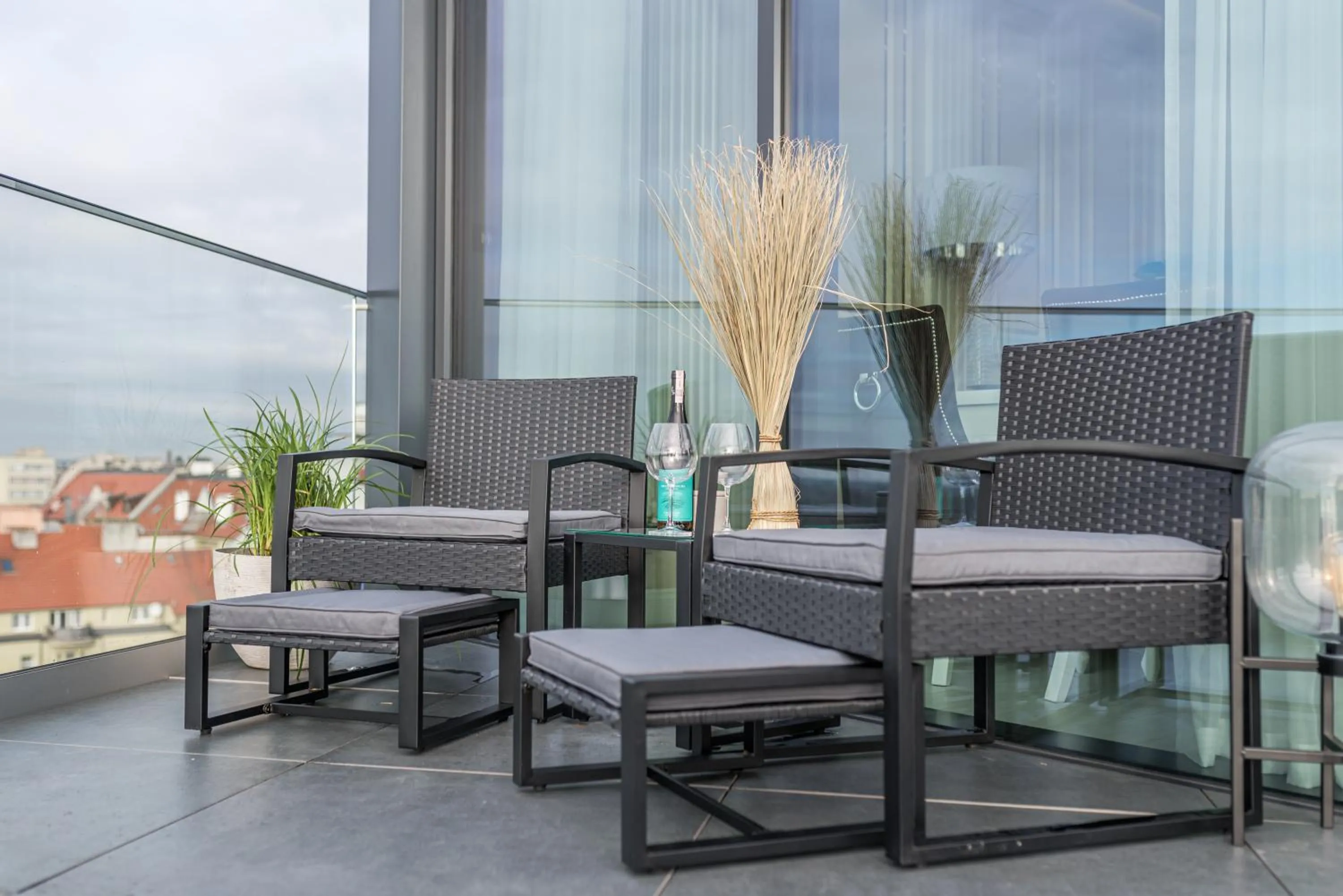 Patio in Q18 ApartHotel