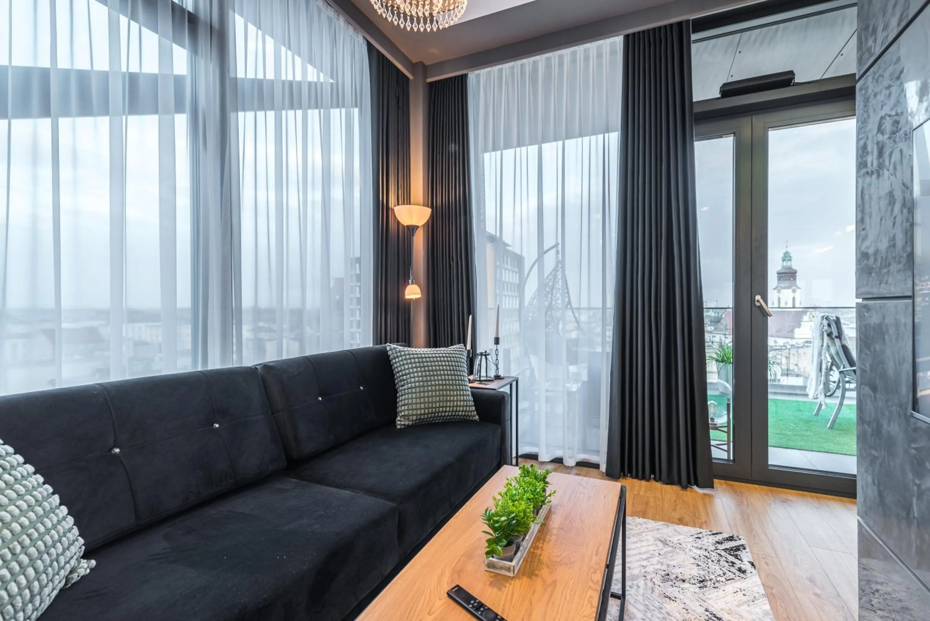 Living room in Q18 ApartHotel