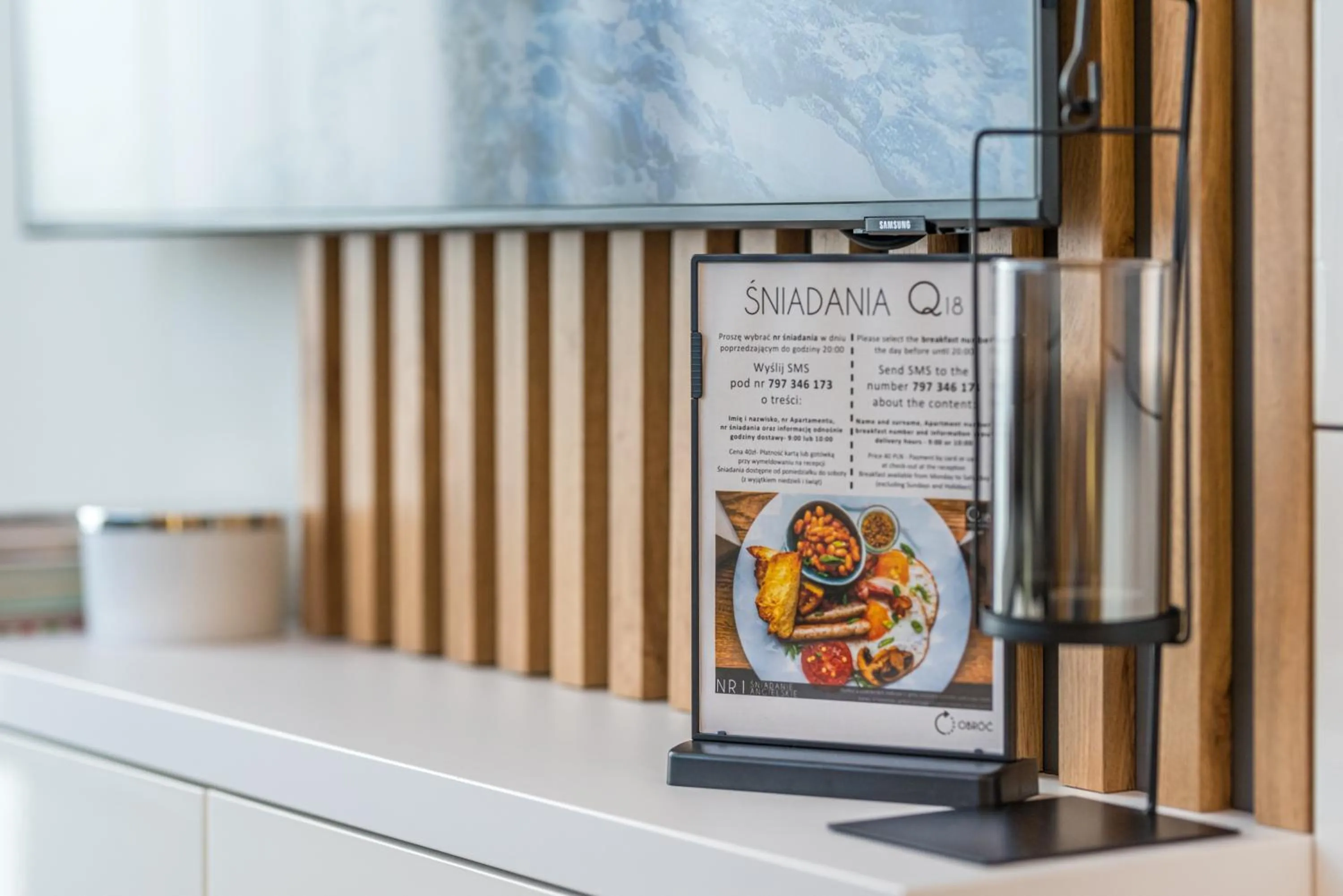 Kitchen or kitchenette in Q18 ApartHotel