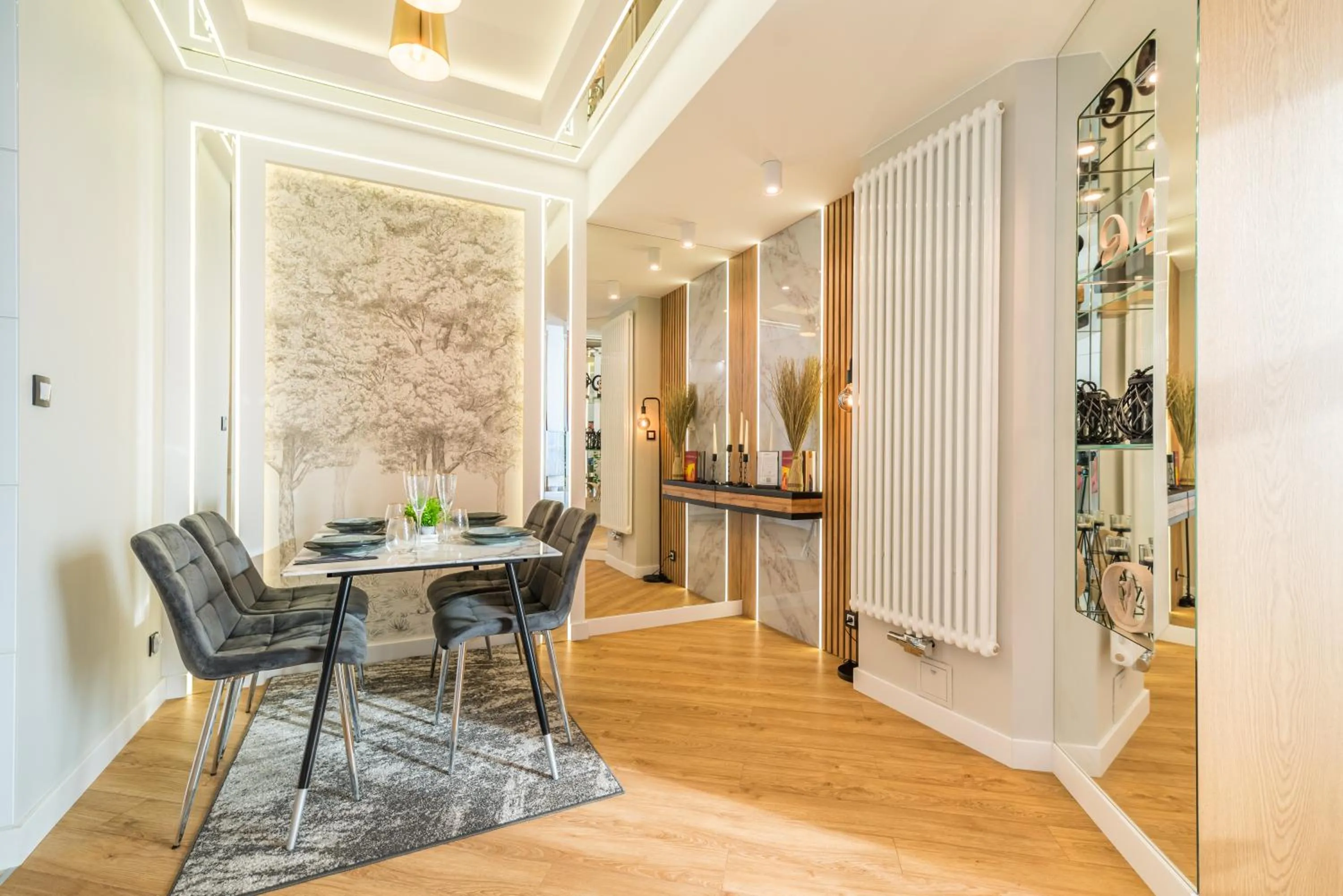 Kitchen or kitchenette in Q18 ApartHotel