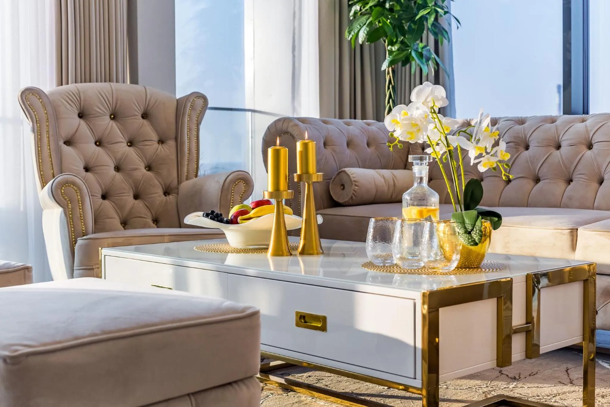 Living room in Q18 ApartHotel