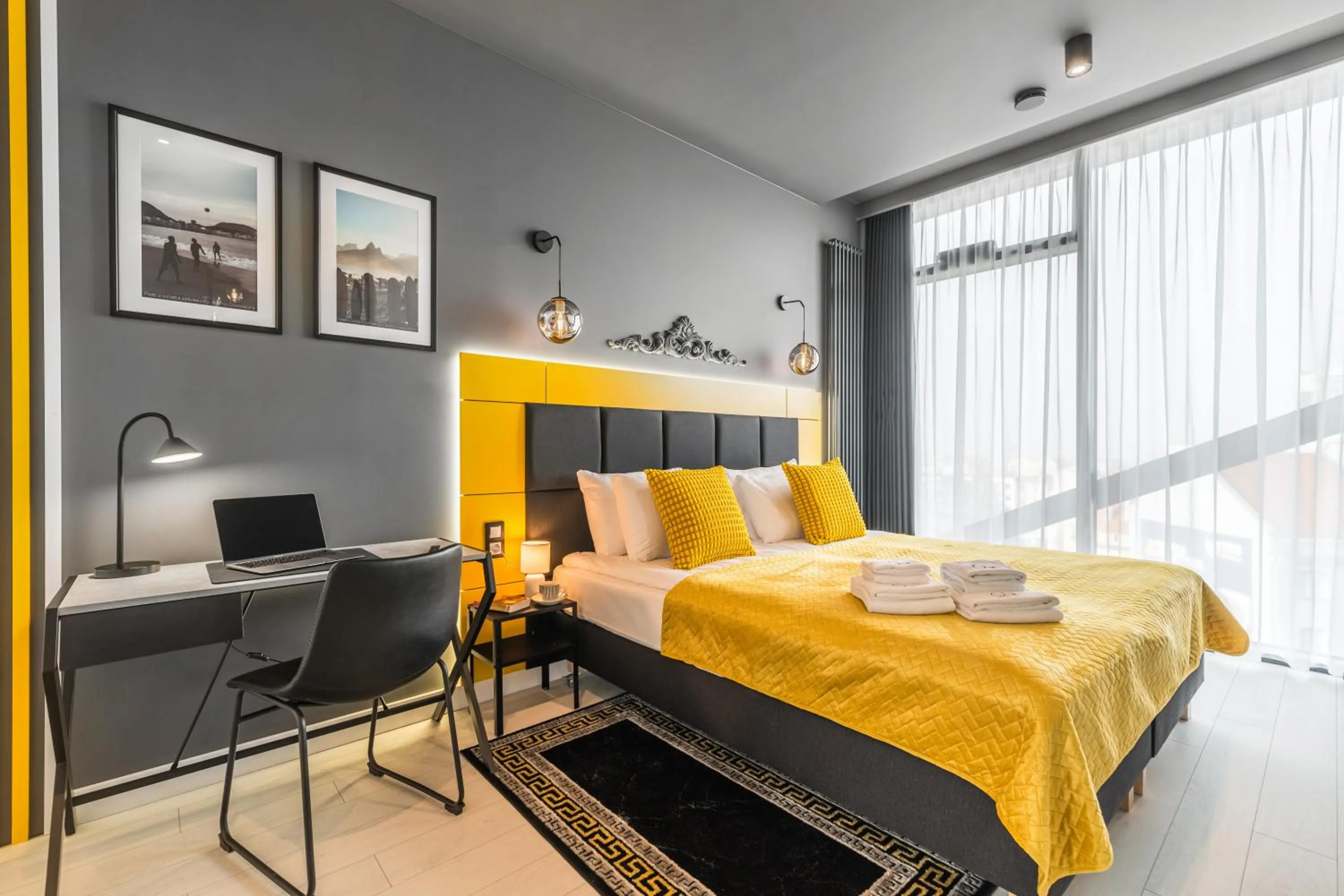 Bed in Q18 ApartHotel