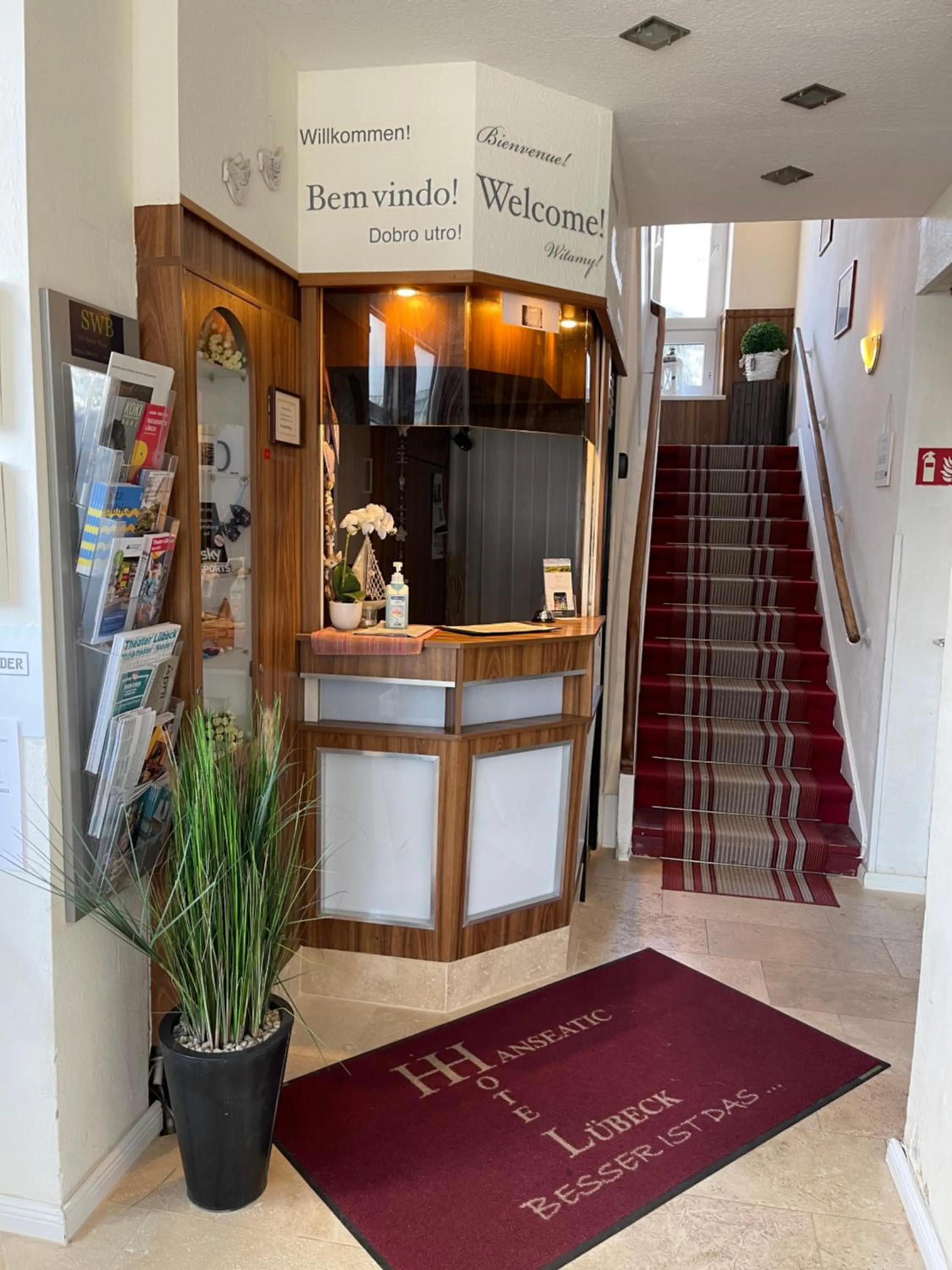 Lobby or reception in Hotel Hanseatic