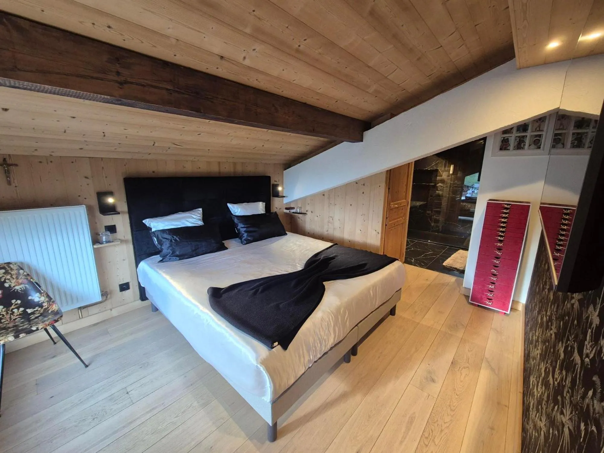 Bed in Hôtel Le Labrador 1971