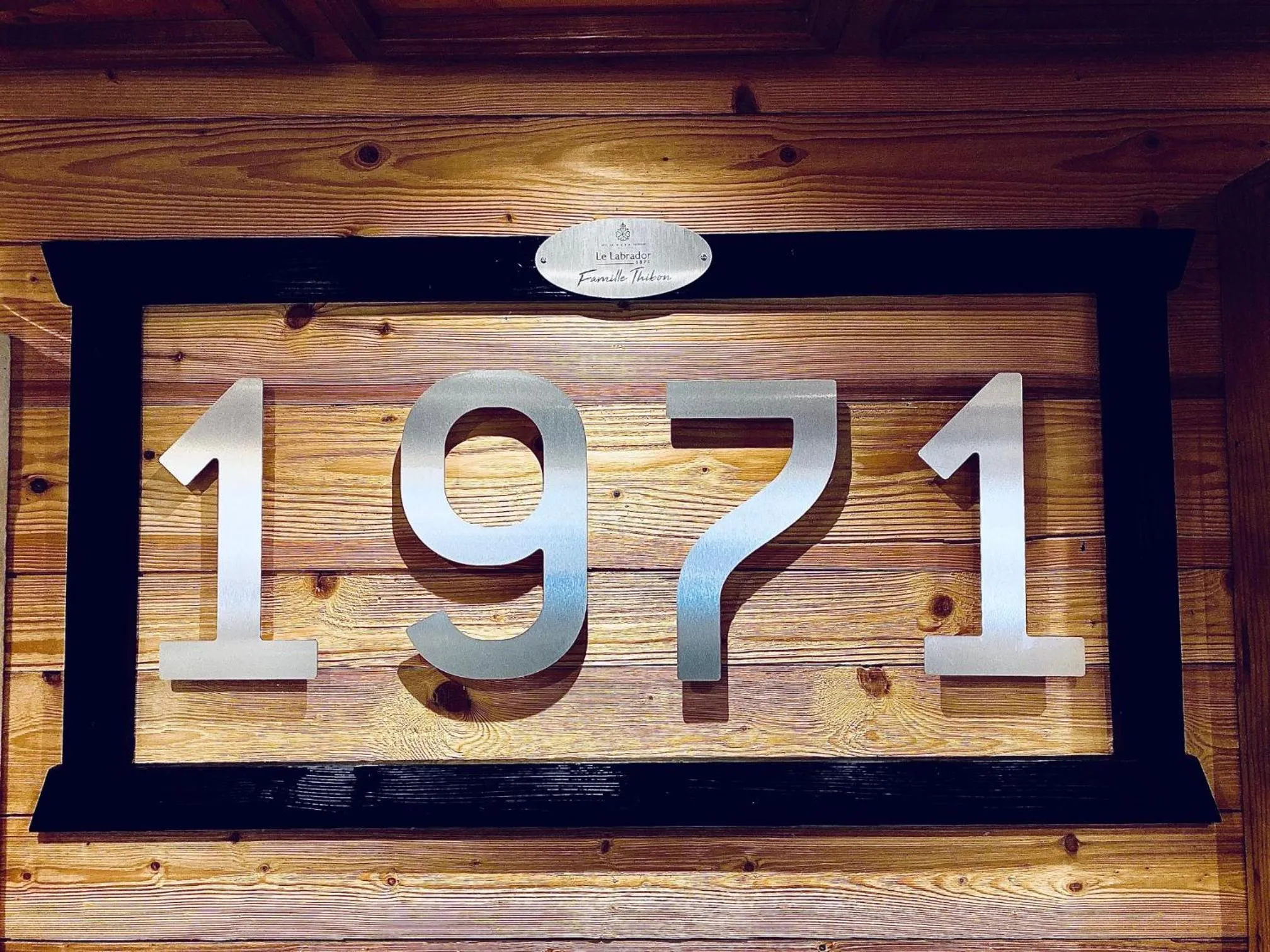 Decorative detail in Hôtel Le Labrador 1971