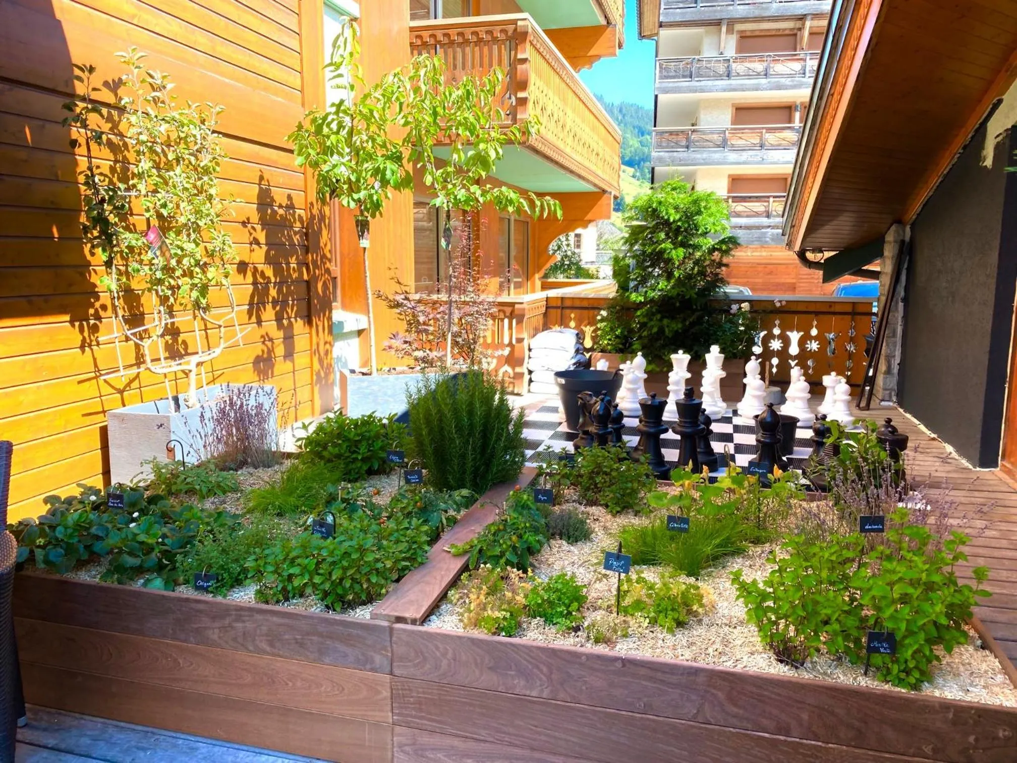 Garden in Hôtel Le Labrador 1971