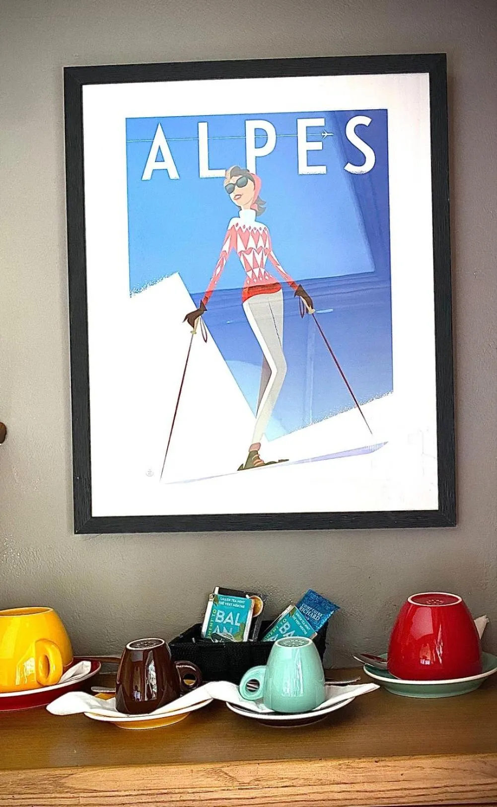 Decorative detail in Hôtel Le Labrador 1971