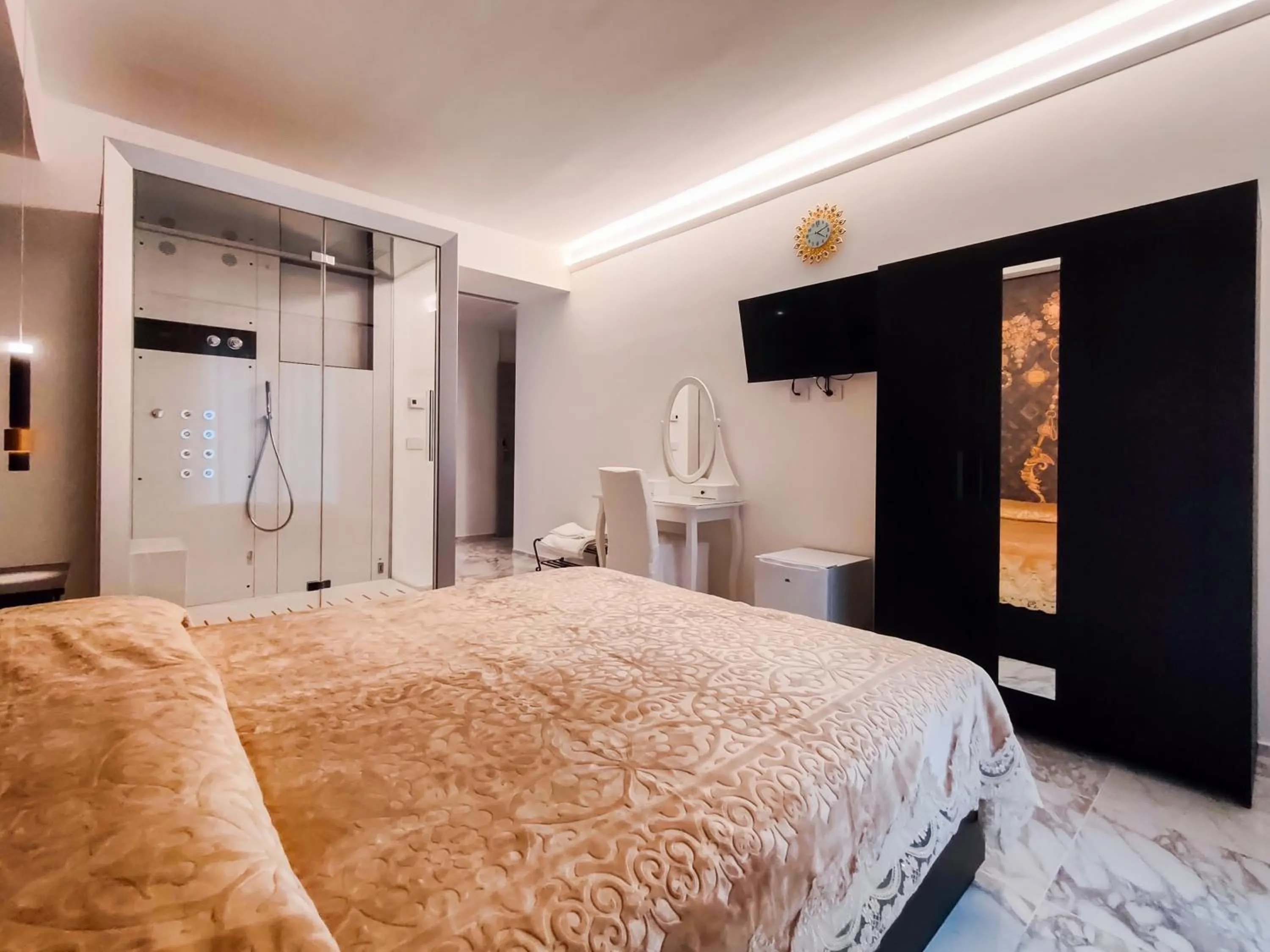 Bed in Cubacalatafimi Rooms