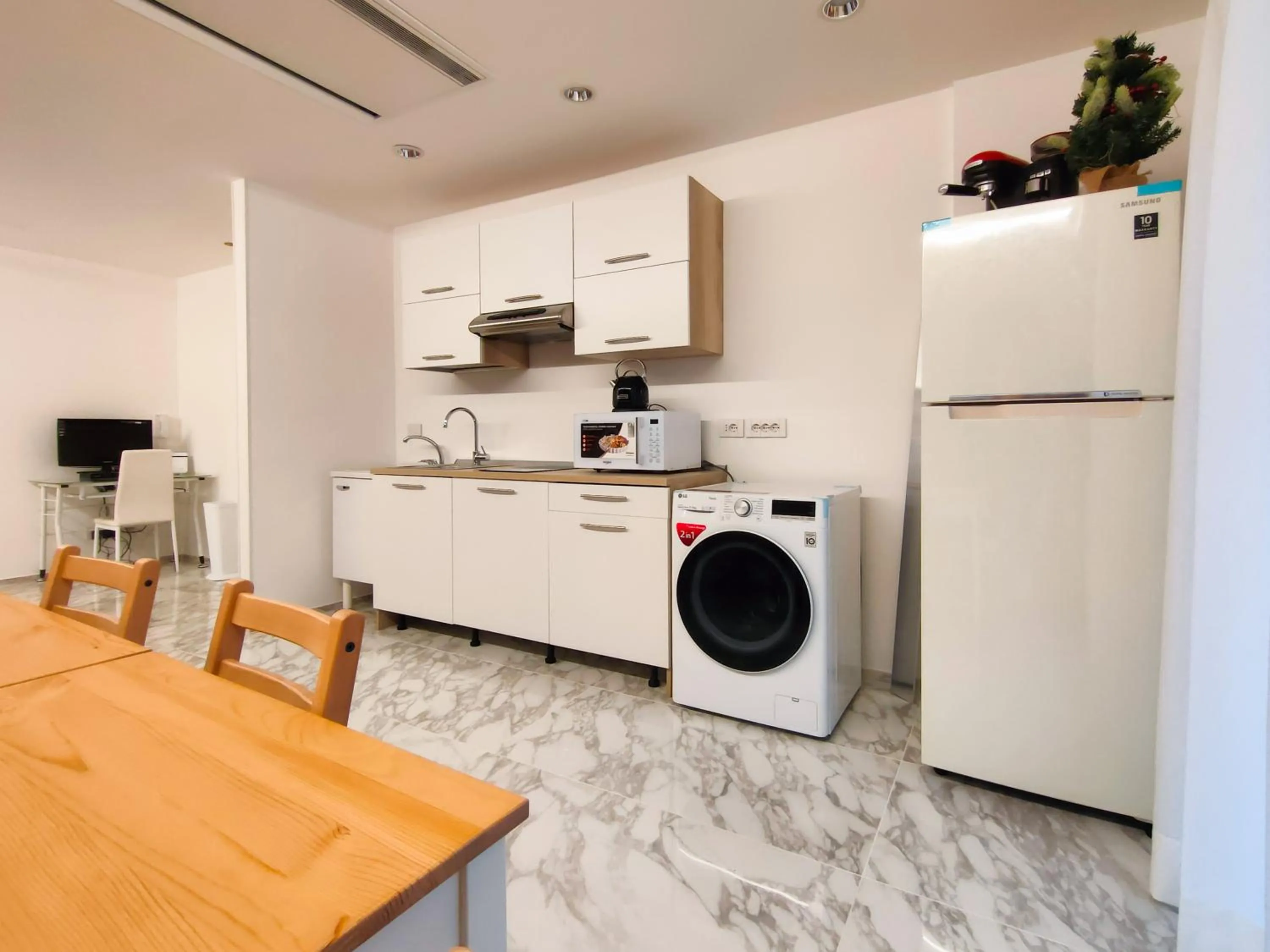 Kitchen or kitchenette in Cubacalatafimi Rooms