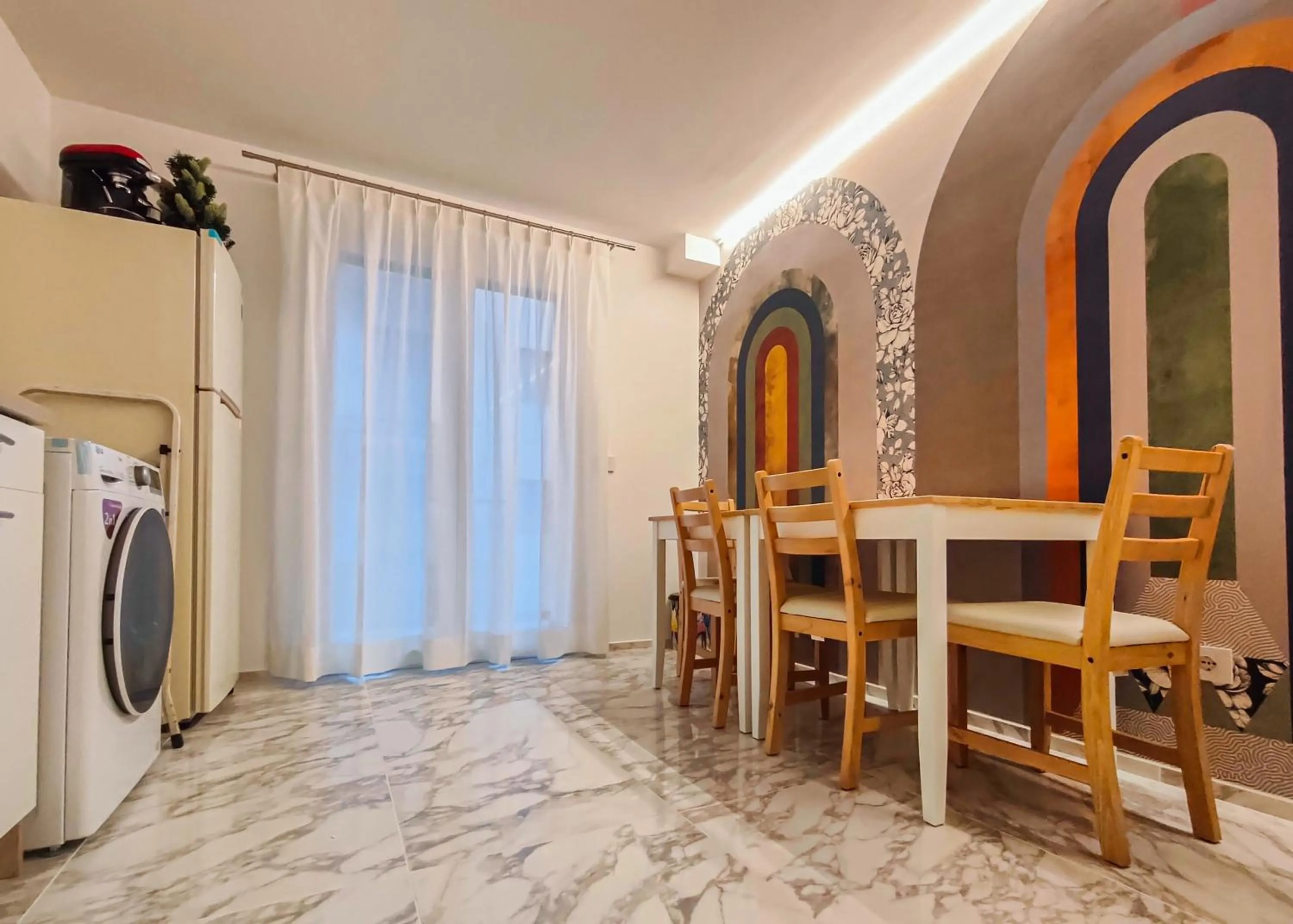 Kitchen or kitchenette in Cubacalatafimi Rooms