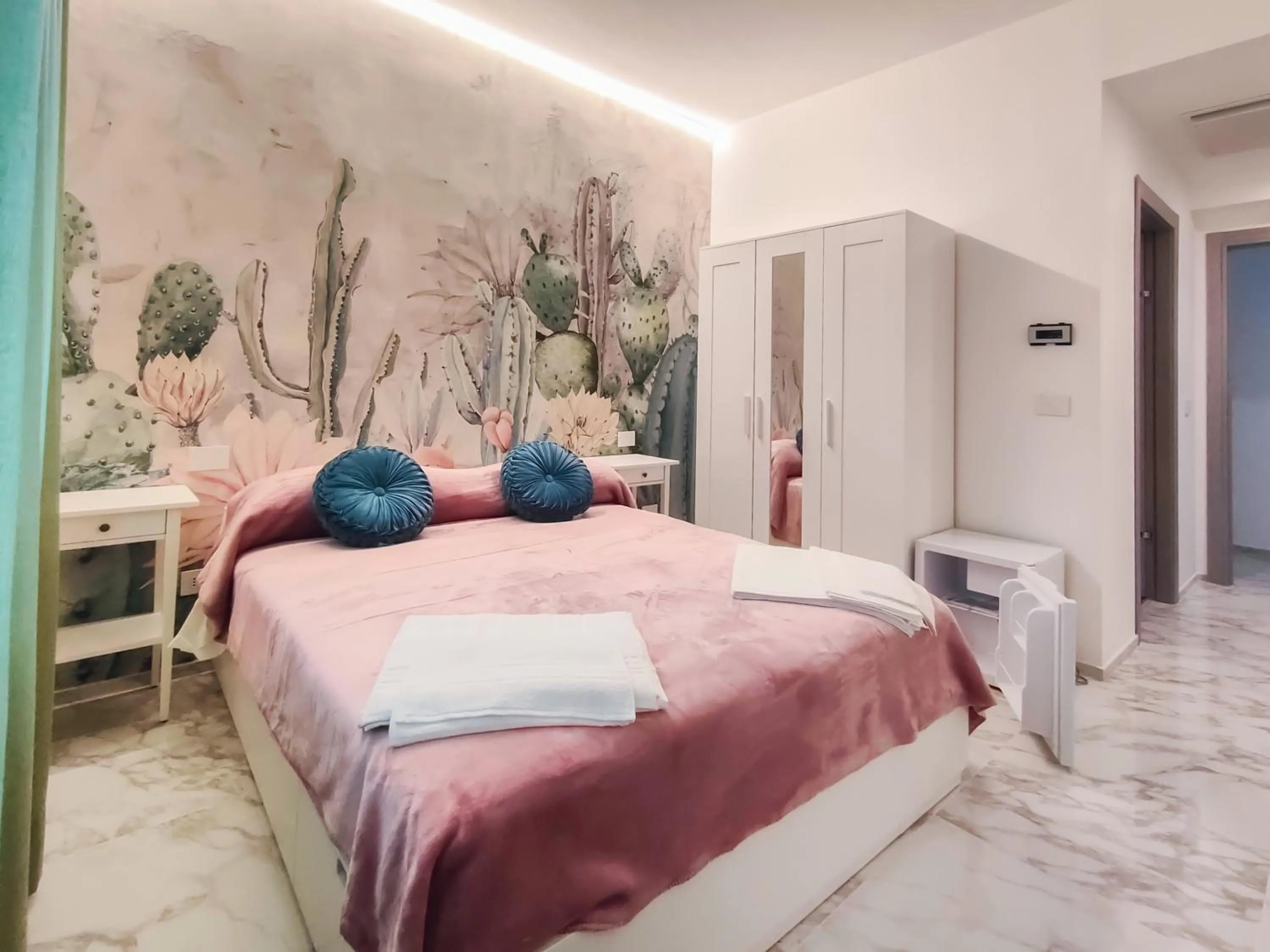 Bed in Cubacalatafimi Rooms